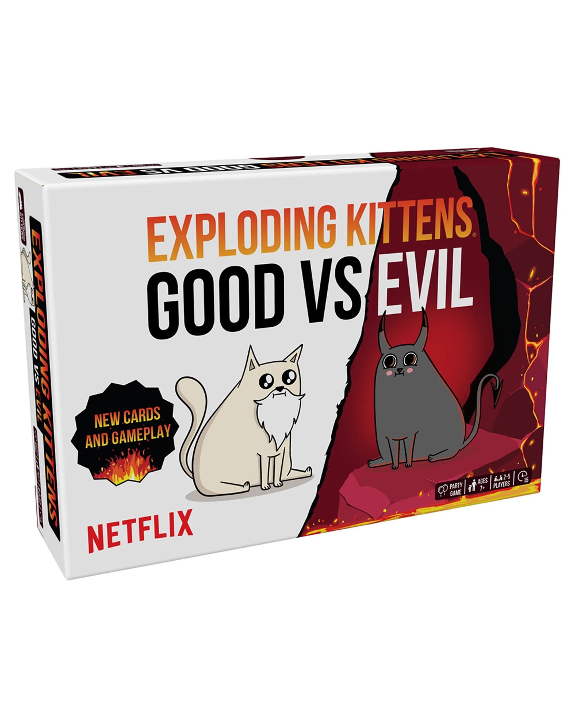 1 Exploding Kittens Good VS Evil Card Game, 1 of 2