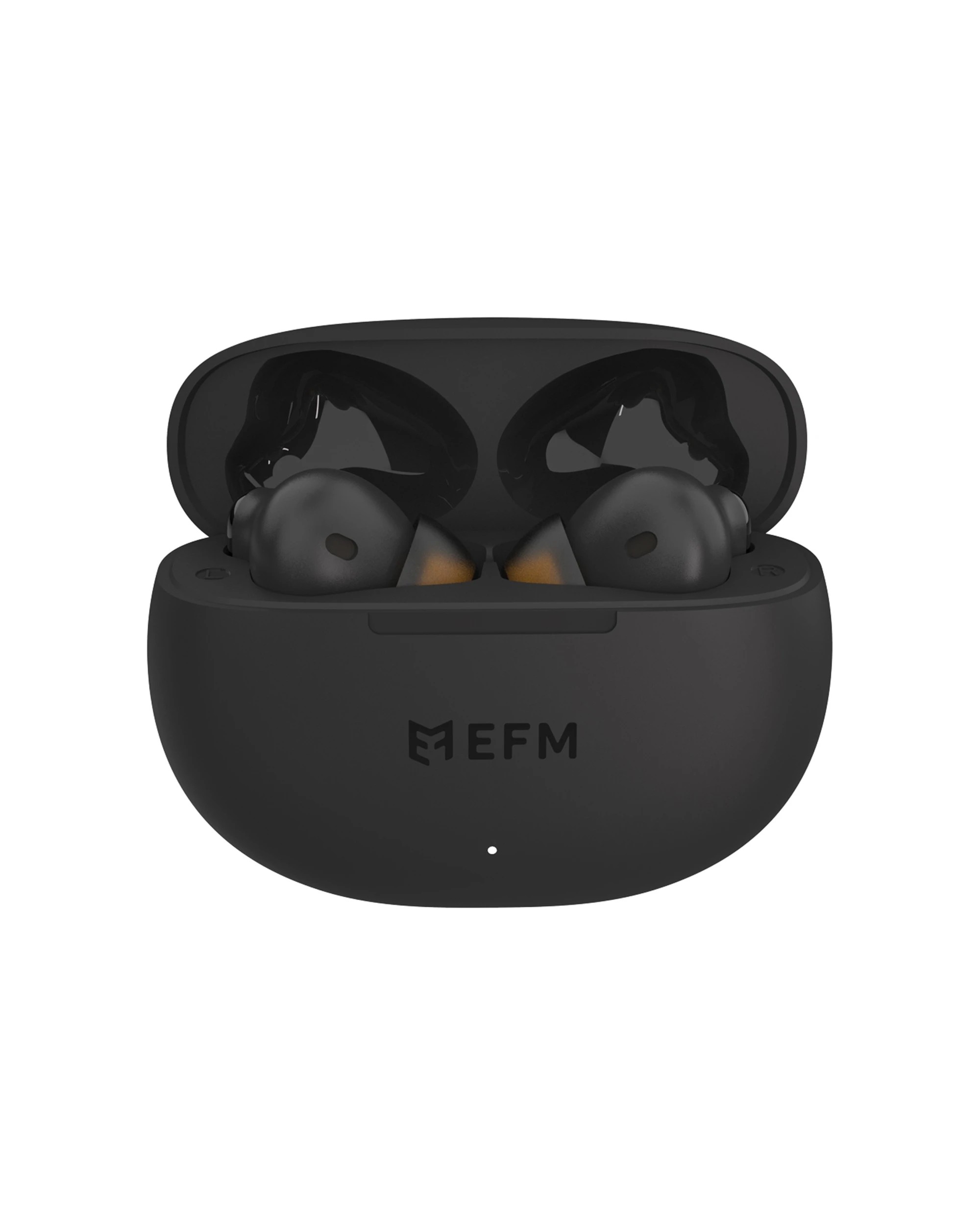 2 EFM Boston TWS In-Ear Earbuds Wireless Charging Case Bluetooth 5.3 10mm Drivers
 - black, 2 of 3