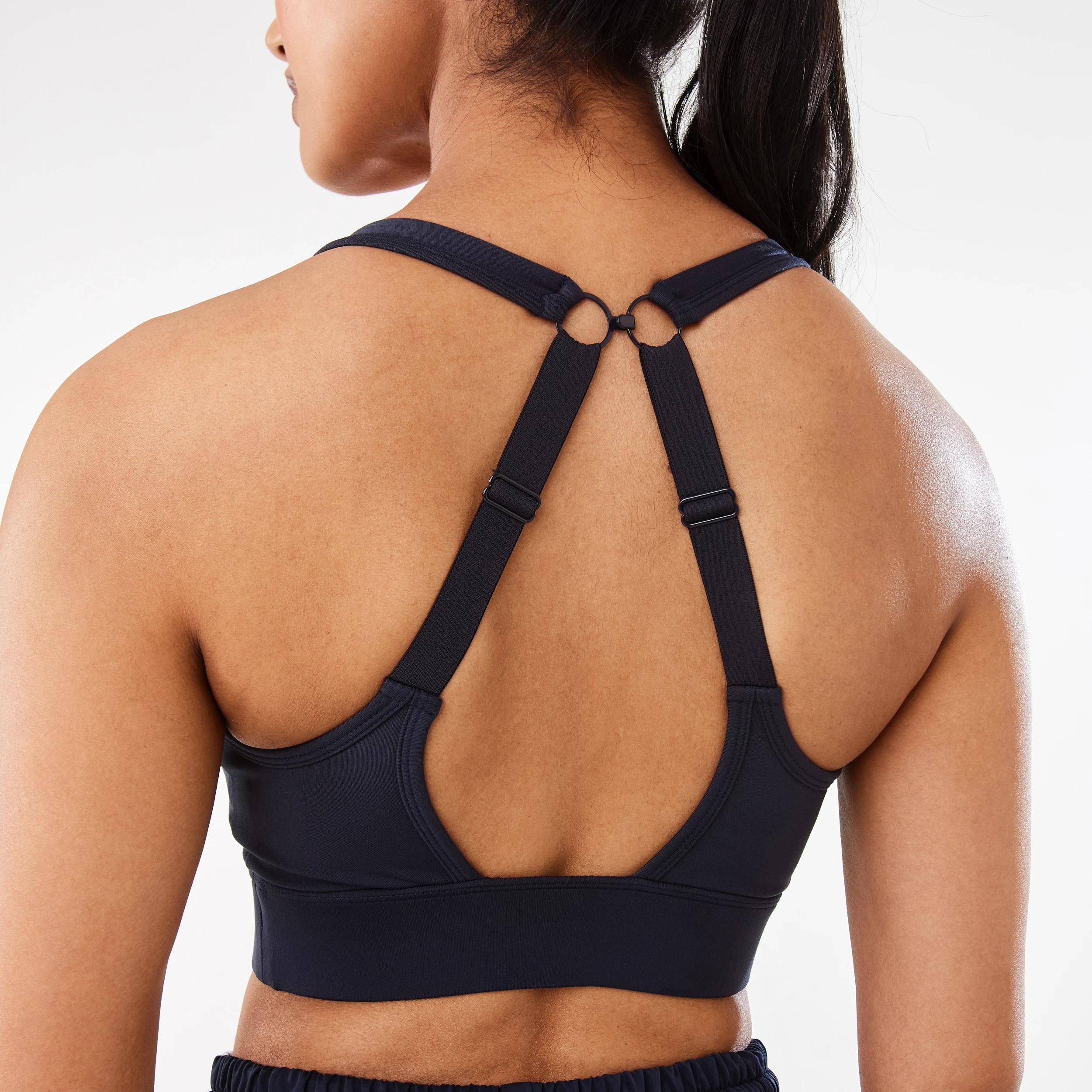 8 Active Womens Performance Crop Top SHADE NAVY, 8 of 9
