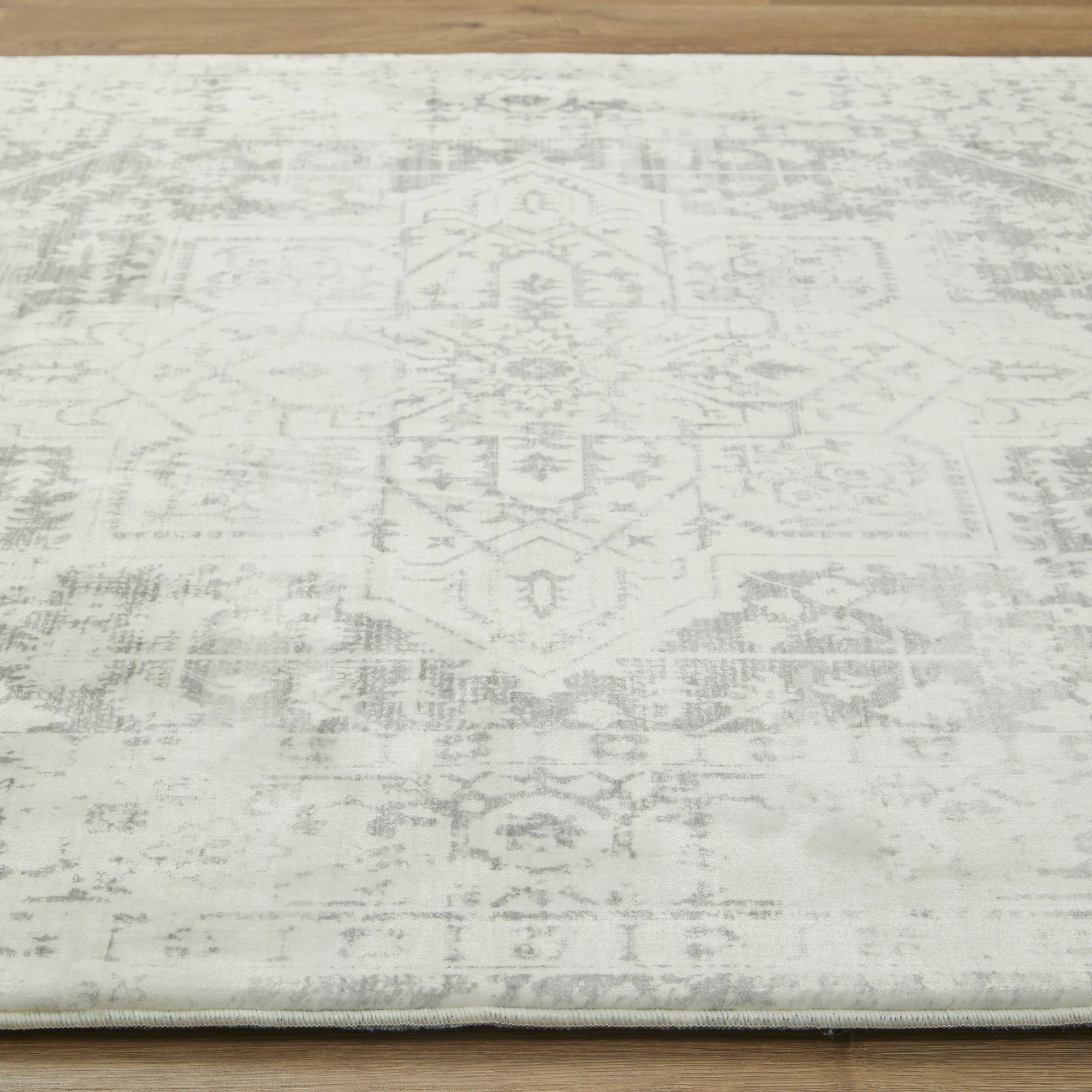 5 Common Ground Rugs Kumo Comfort Mat Asha 290x200cm - Large Soft Memory Foam Rug - Silver, 5 of 8