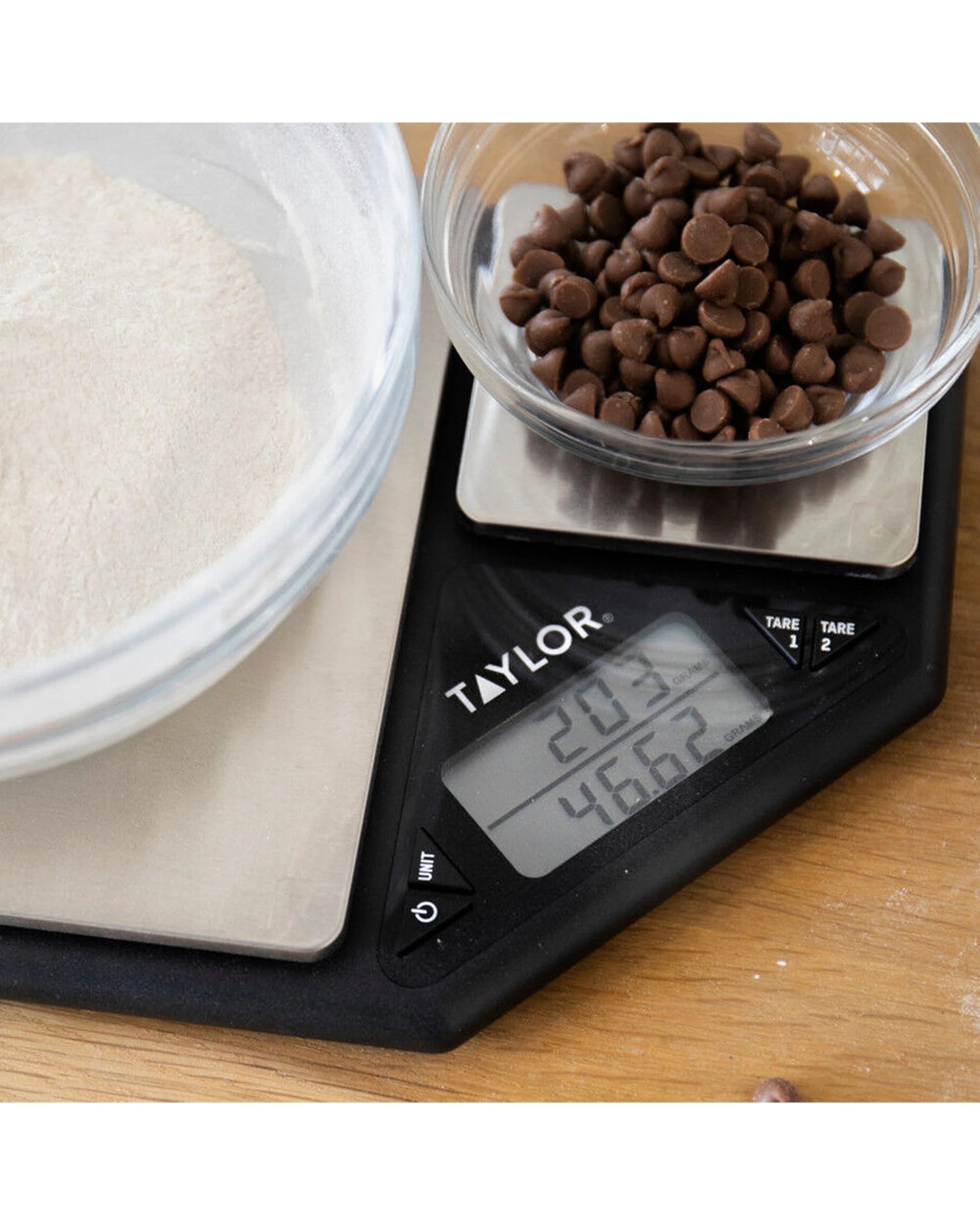 4 Taylor Pro Plastic Dual Platform Digital Kitchen Scale 5kg/500g - Multi, 4 of 6