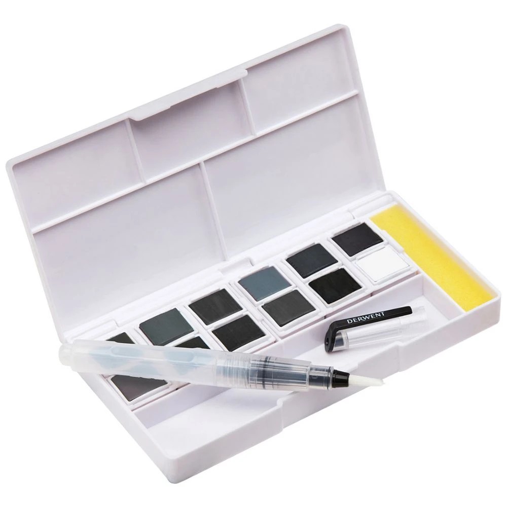 3 Derwent Tinted Charcoal Paint Pan 12 Pack, 3 of 4