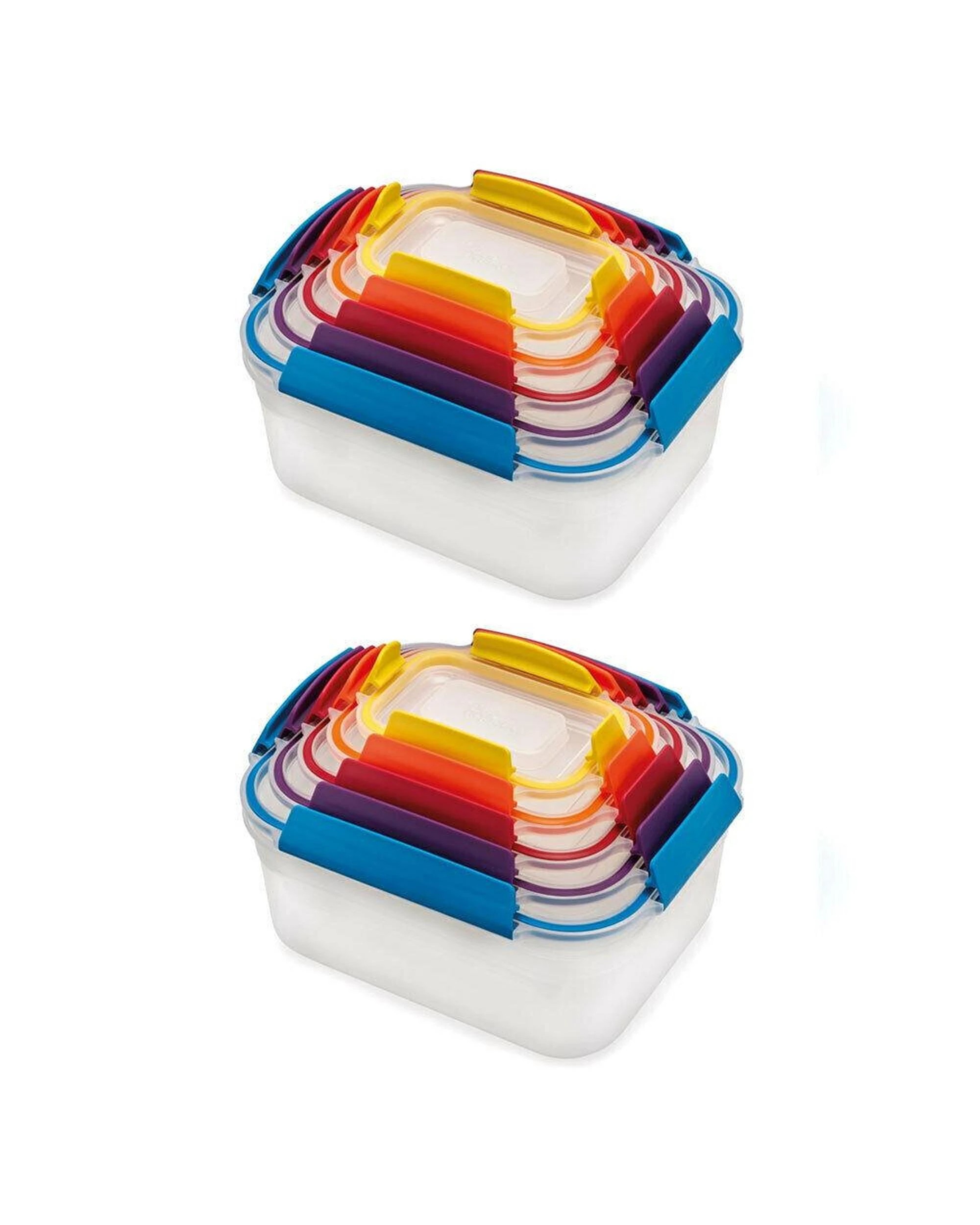 1 Joseph Joseph Nest Lock 10pc Food Storage Container Set Multi Colour 81081, 1 of 3