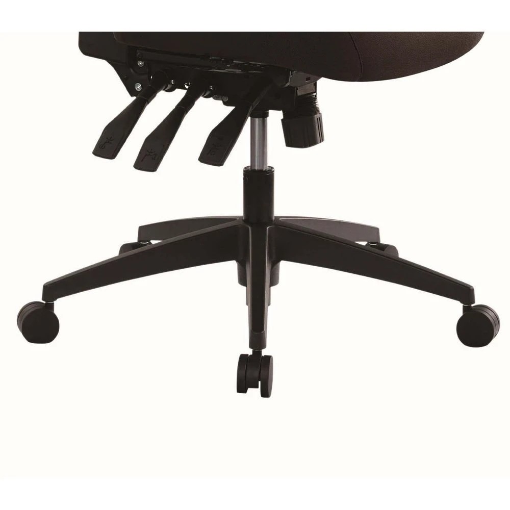 7 Buro Tidal High Back Fabric Chair Black Ergonomic Chairs and Desk Chairs, 7 of 10