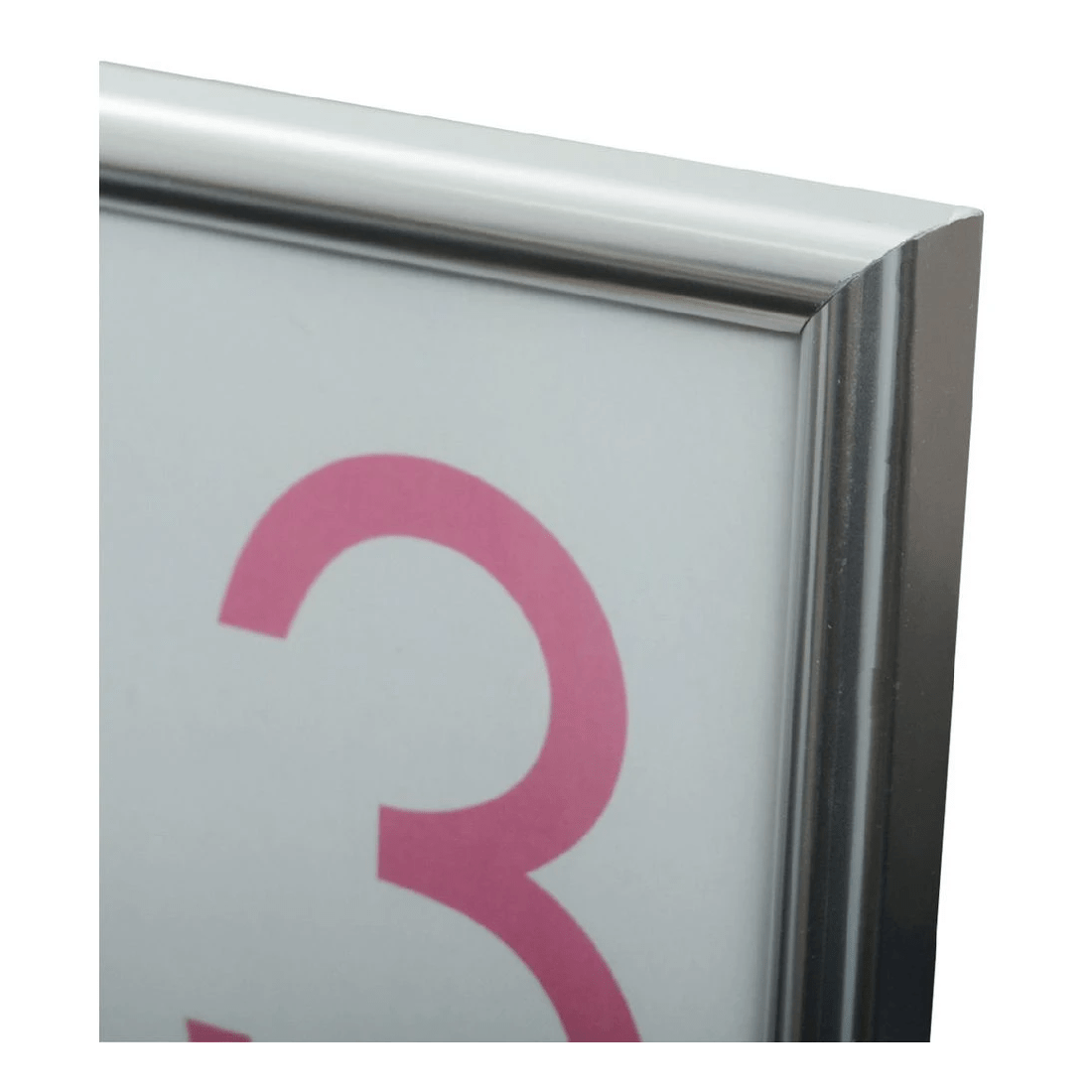 2 A3 Plastic Poster Frame Silver, 2 of 4