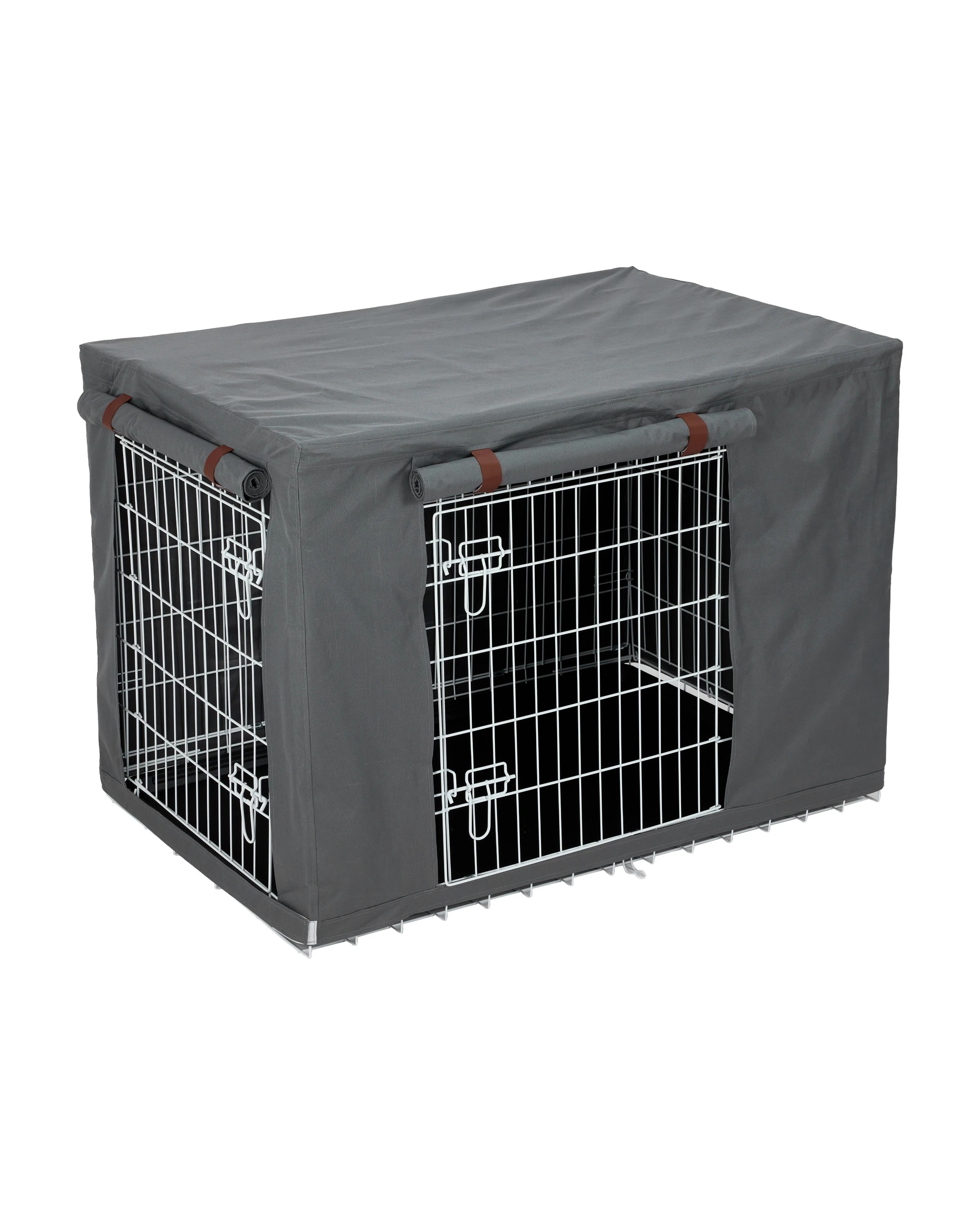 5 Pet Crate Cover - Charcoal, Extra Large, 5 of 10