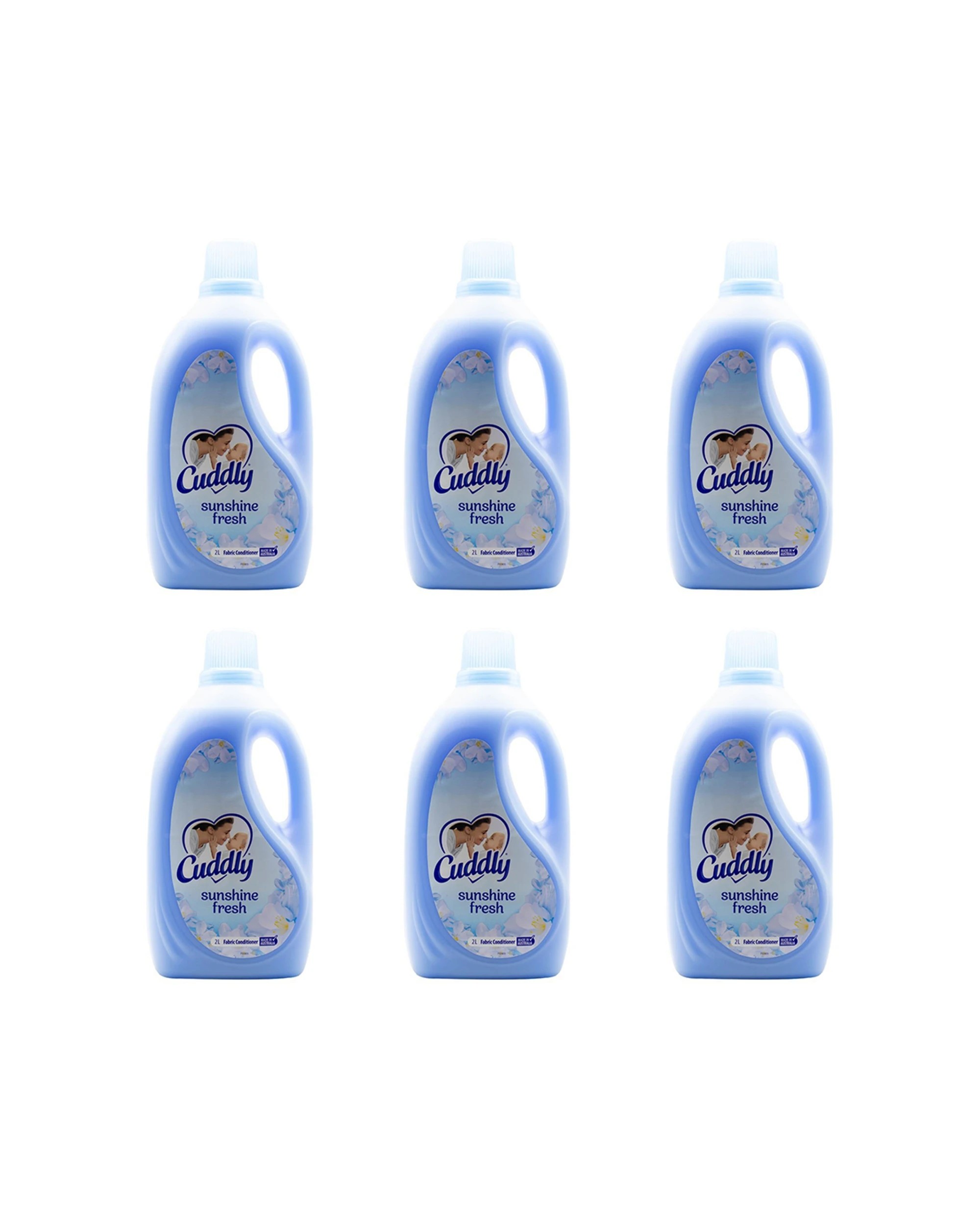 1 Cuddly 6PK Fabric Conditioner Sunshine Fresh Ready To Use Gentle Softness 2 - Multi, 1 of 3