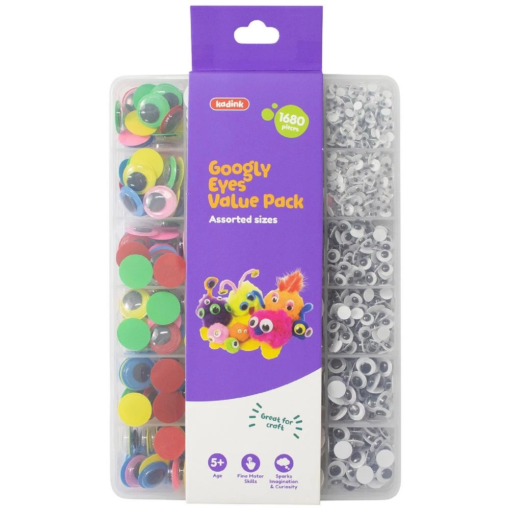 1 Kadink Googly Eyes 1680 Pack, 1 of 2