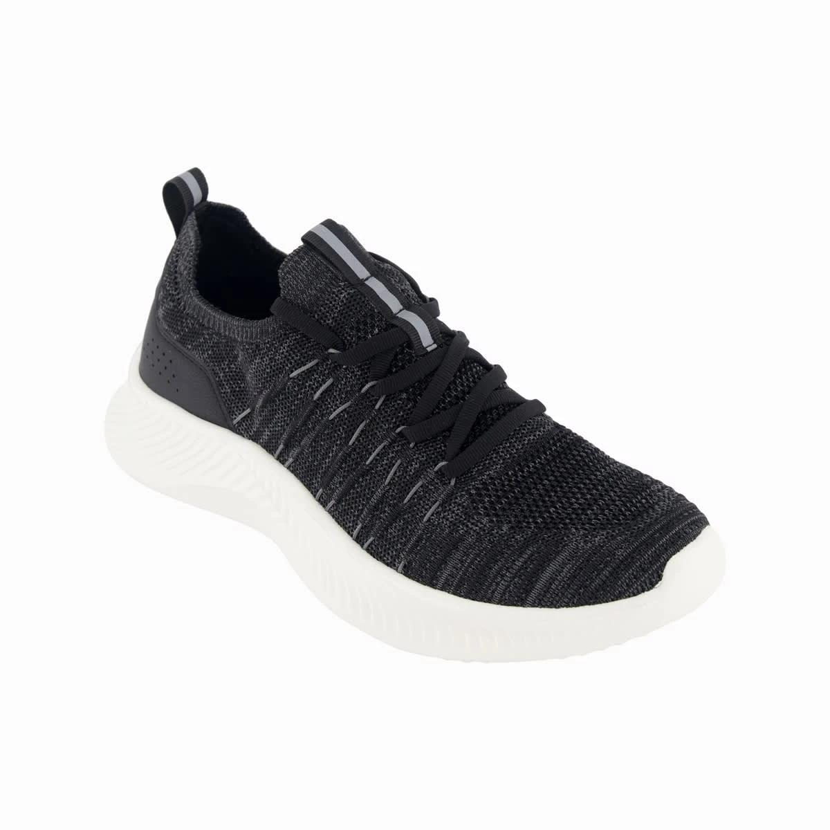1 Textured Upper Sneakers Blk Wht, 1 of 5