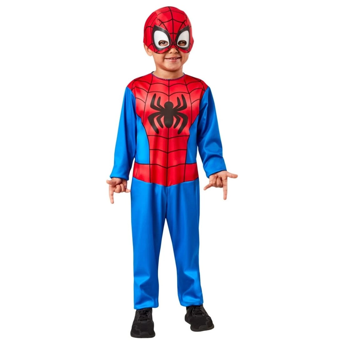 1 Disney Junior Marvel Spidey and His Amazing Friends Spidey Child Costume - Ages 18-36 Months, 1 of 4