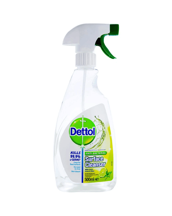 Dettol Trigger Surface Cleanser 500mL Lime and Mint