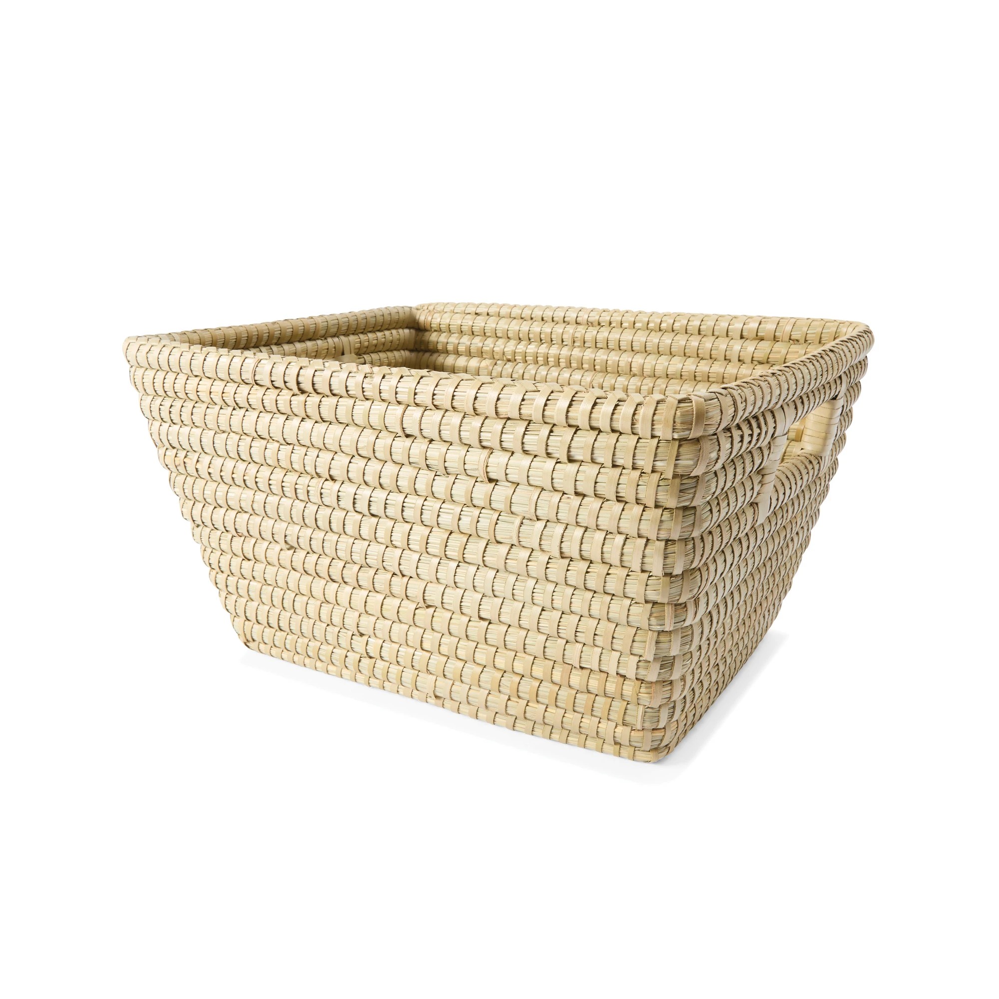 1 Rectangle Coil Basket - Natural, 1 of 9