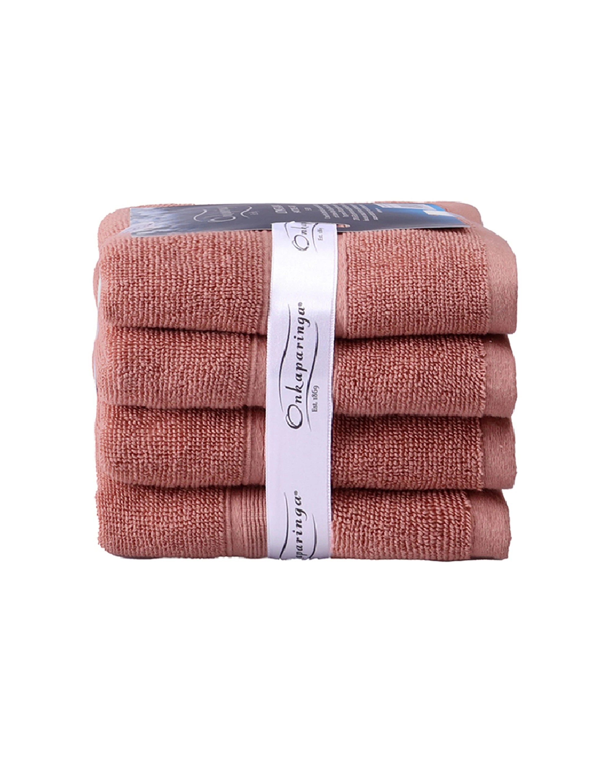 1 Onkaparinga Ultimate Alanya Hand Towel 550Gsm Clay 4PK - Brown, 1 of 3