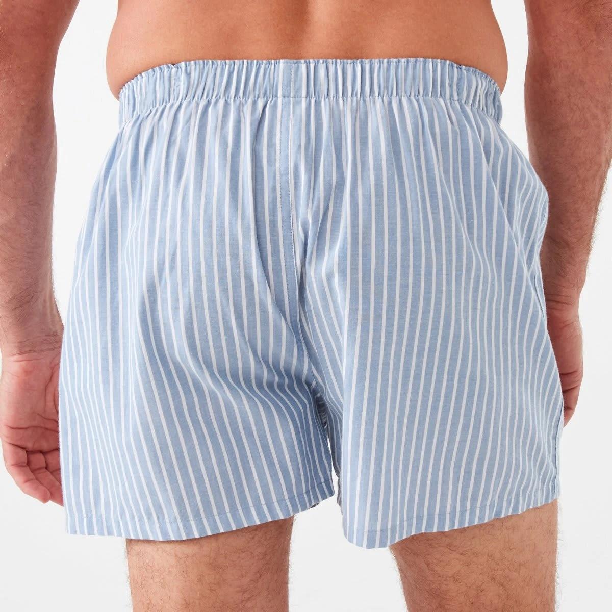 6 3 Pack Alpha Classic Woven Boxers SHAVE STRIPE, 6 of 7