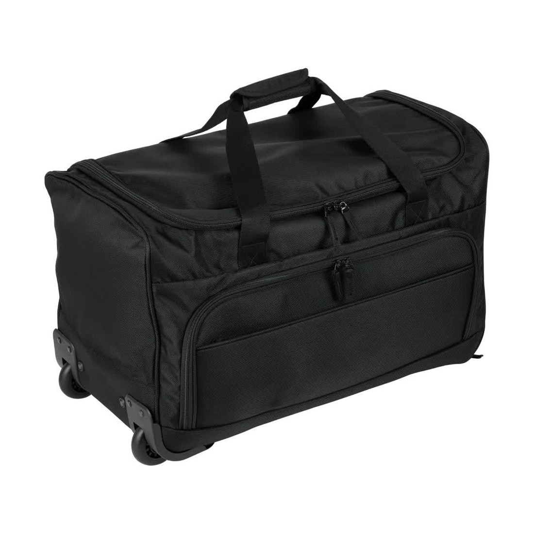 1 54L Rolling Duffle with Pockets - Black, 1 of 7