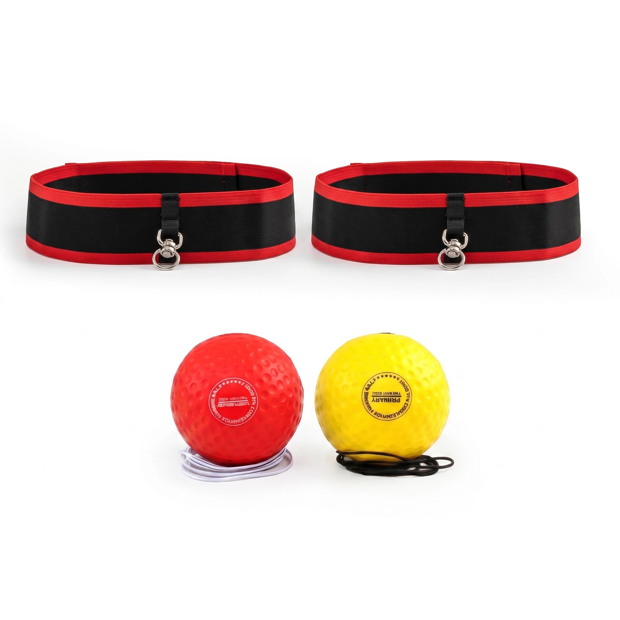 4 Everfit Boxing Reflex Ball Headband Hand Eye Coordination Stress Relief 2 Balls - Multi, 4 of 8