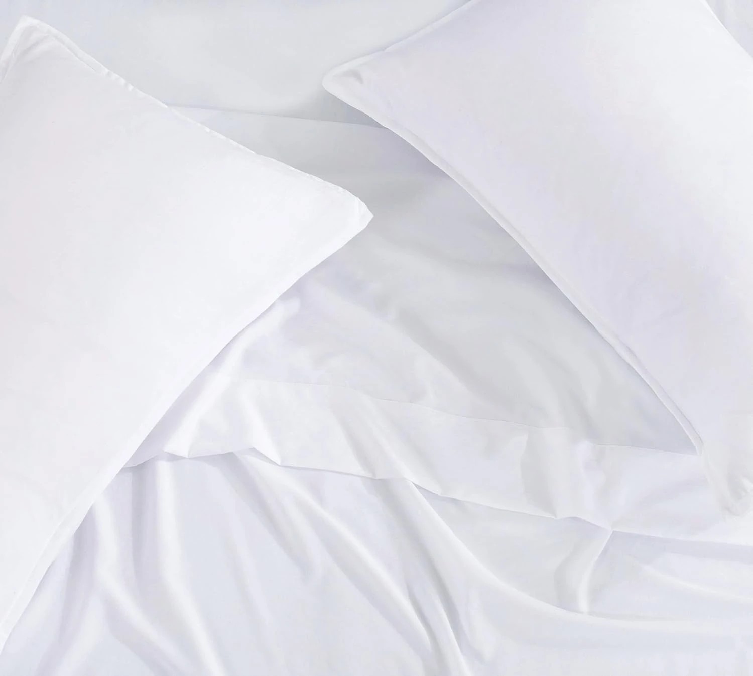 2 CleverPolly 2-Pack Vintage Washed Microfibre Standard Pillowcases - White, 2 of 6