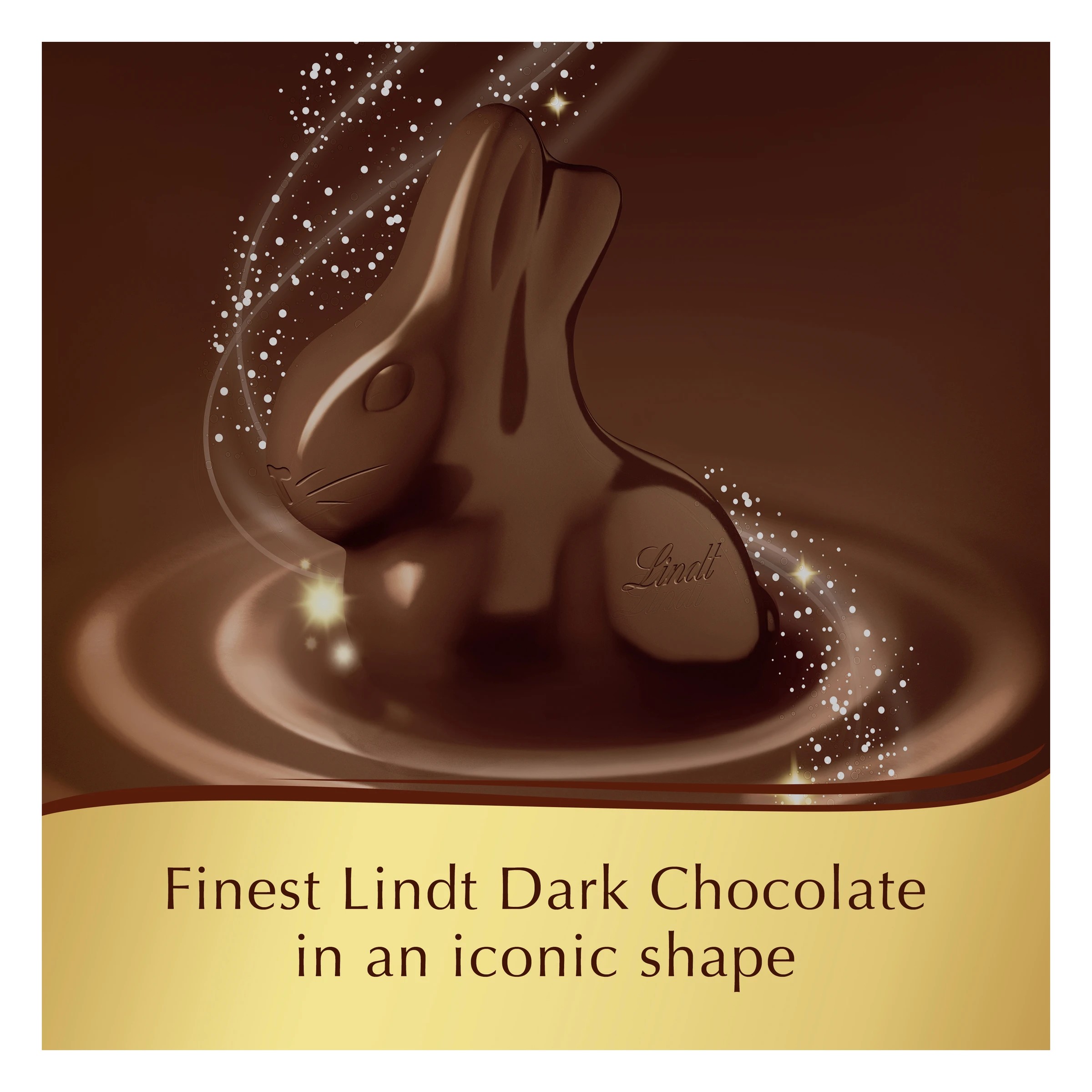4 Lindt Dark Chocolate Gold Bunny 100g, 4 of 8