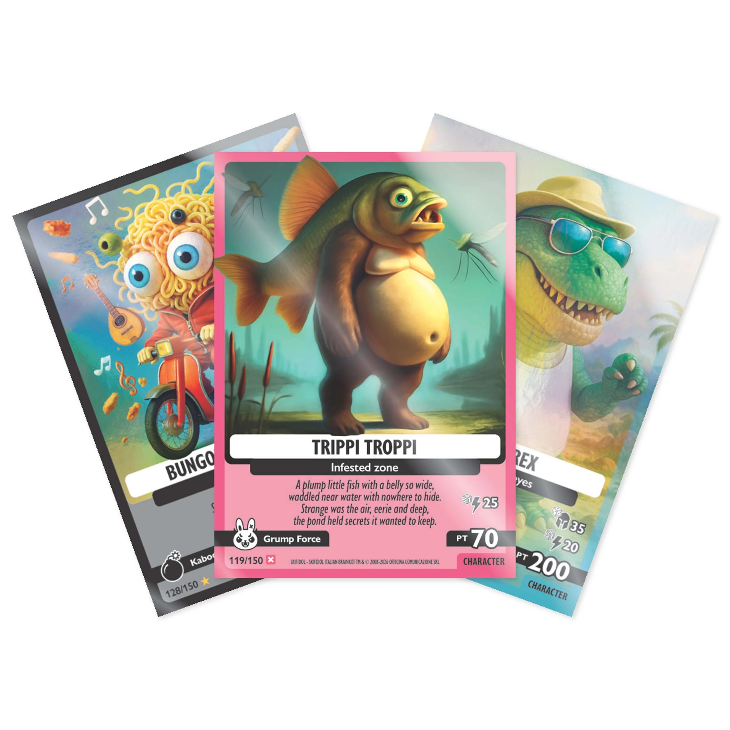 4 Skifidol Italian Brainrot Trading Card Game Blister - Assorted, 4 of 4