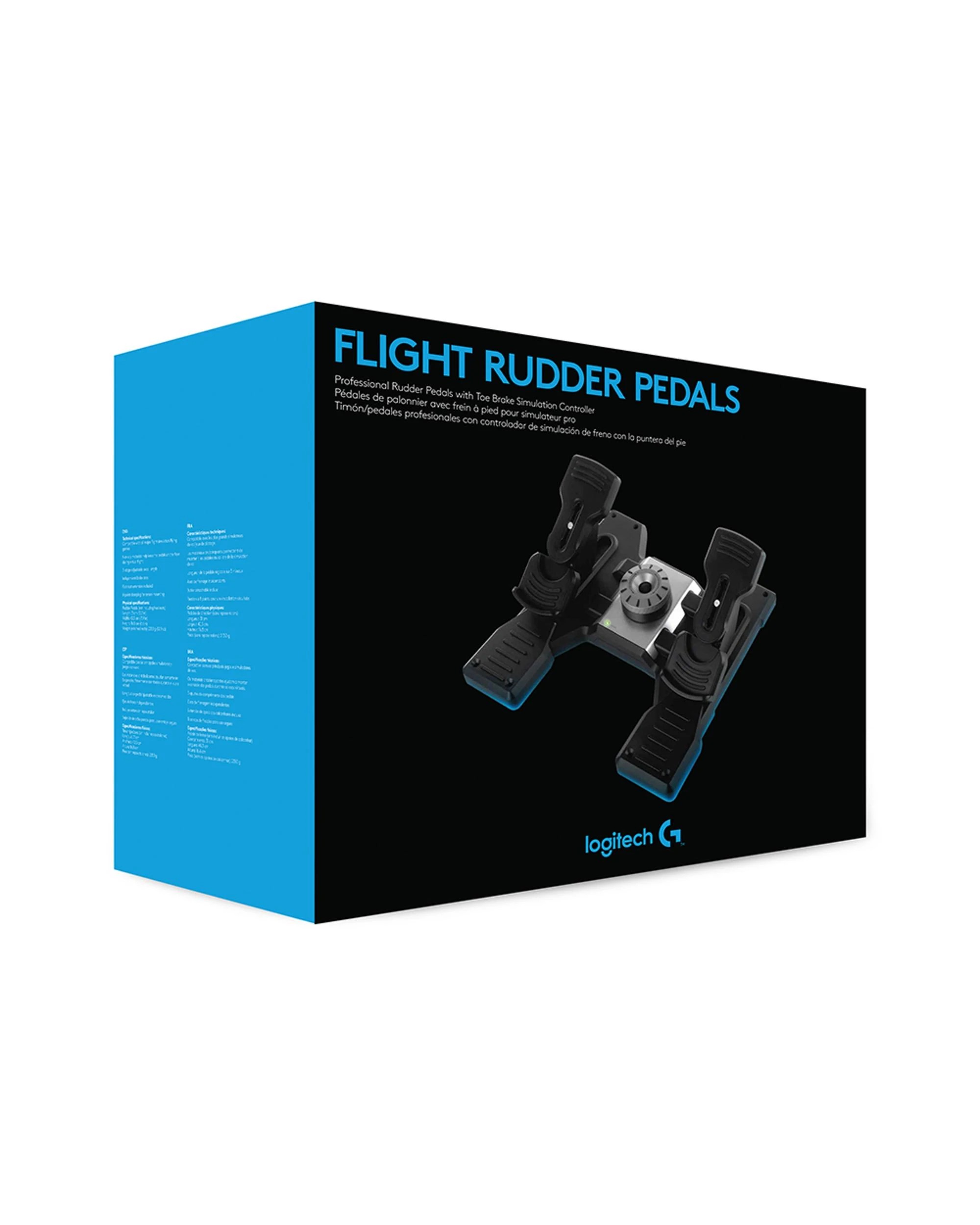 3 Logitech G Flight Rudder Pedals - Black, 3 of 6