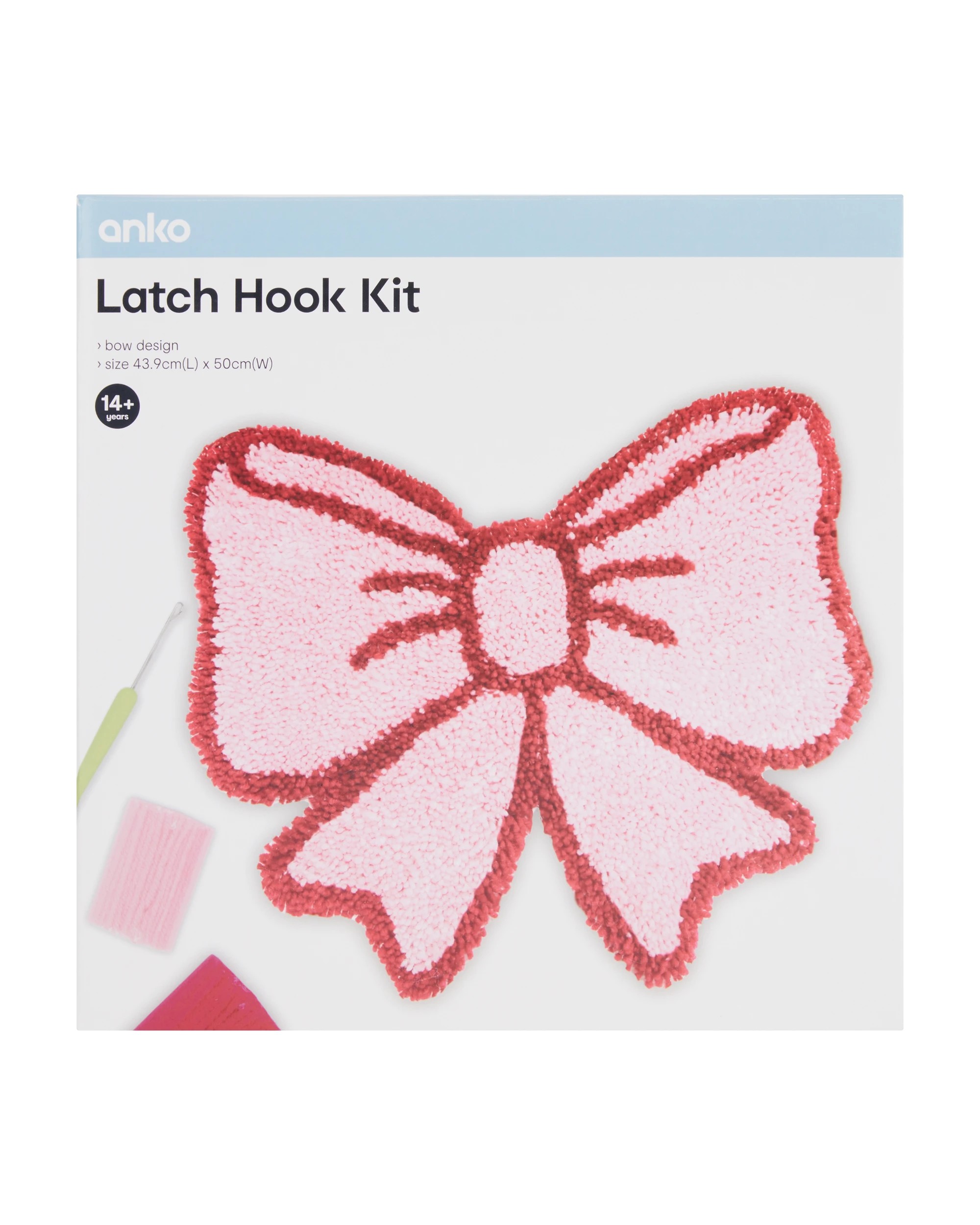 1 Latch Hook Kit - Bow, 1 of 3