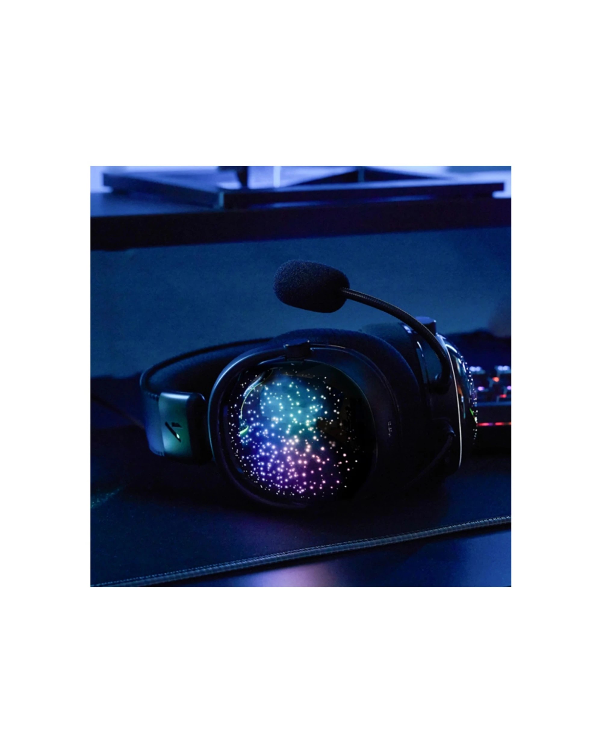 3 4Gamers Radar Gaming Headset Wired 3.5mm Over Ear Multiformat Mic Light-Up - Black, 3 of 4