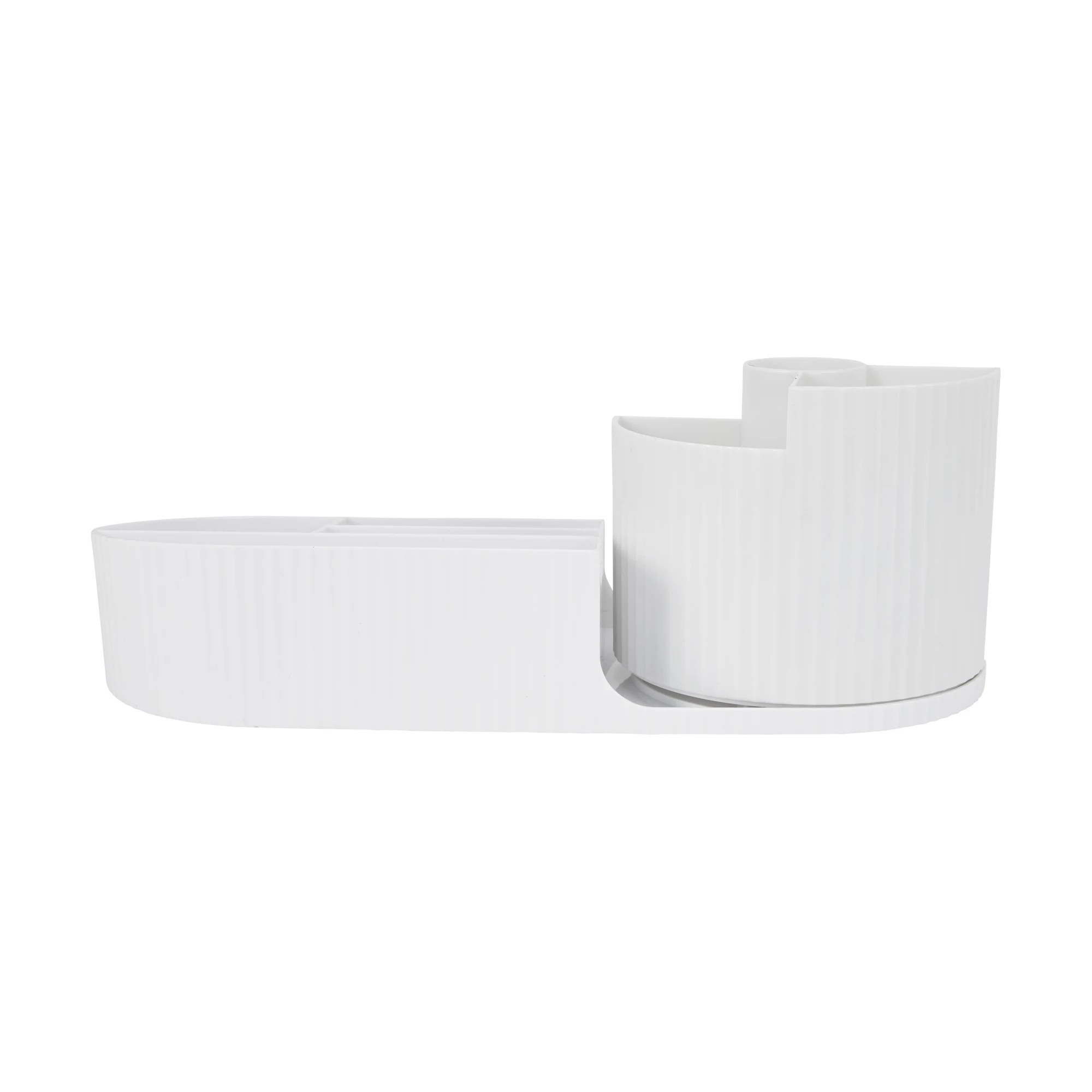 7 Rotating Desk Organiser - White, 7 of 8