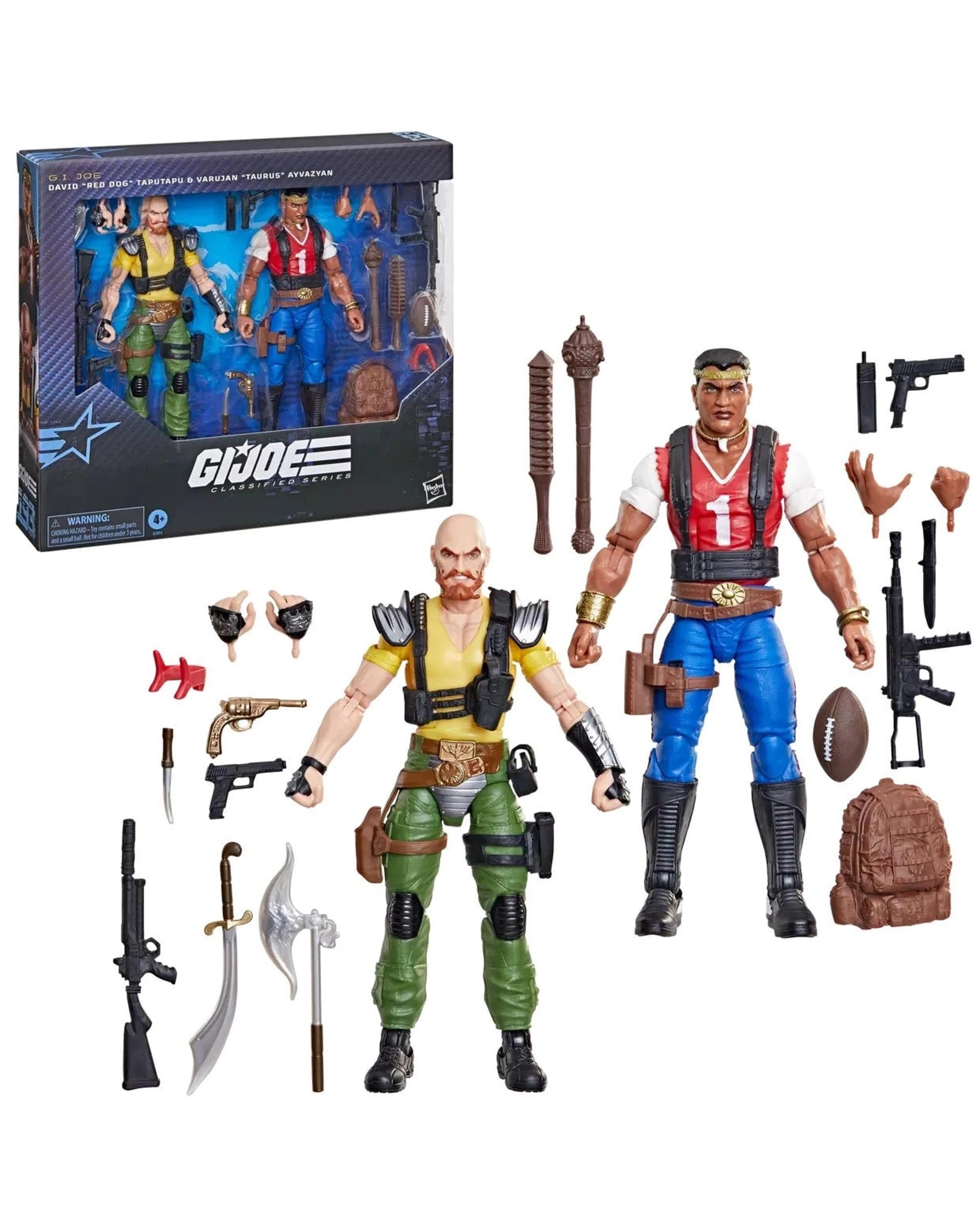 2 G.I. Joe Classified Series #193 David Red Dog Taputapu and Varujan Taurus Ayvazyan Action Figures, 2 of 7