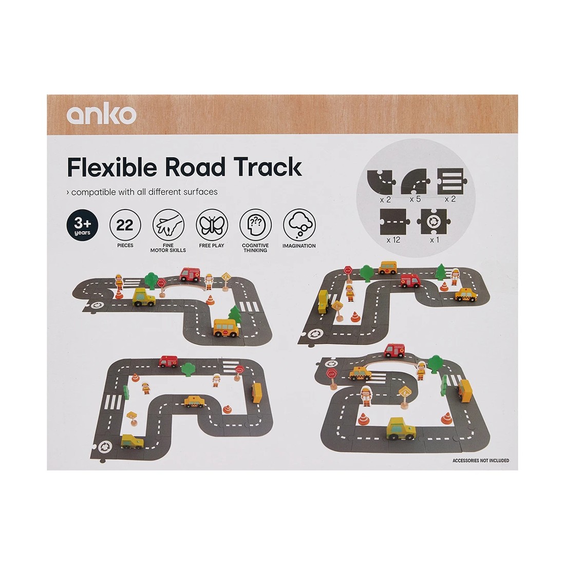 10 22 Piece Flexible Road Track, 10 of 10