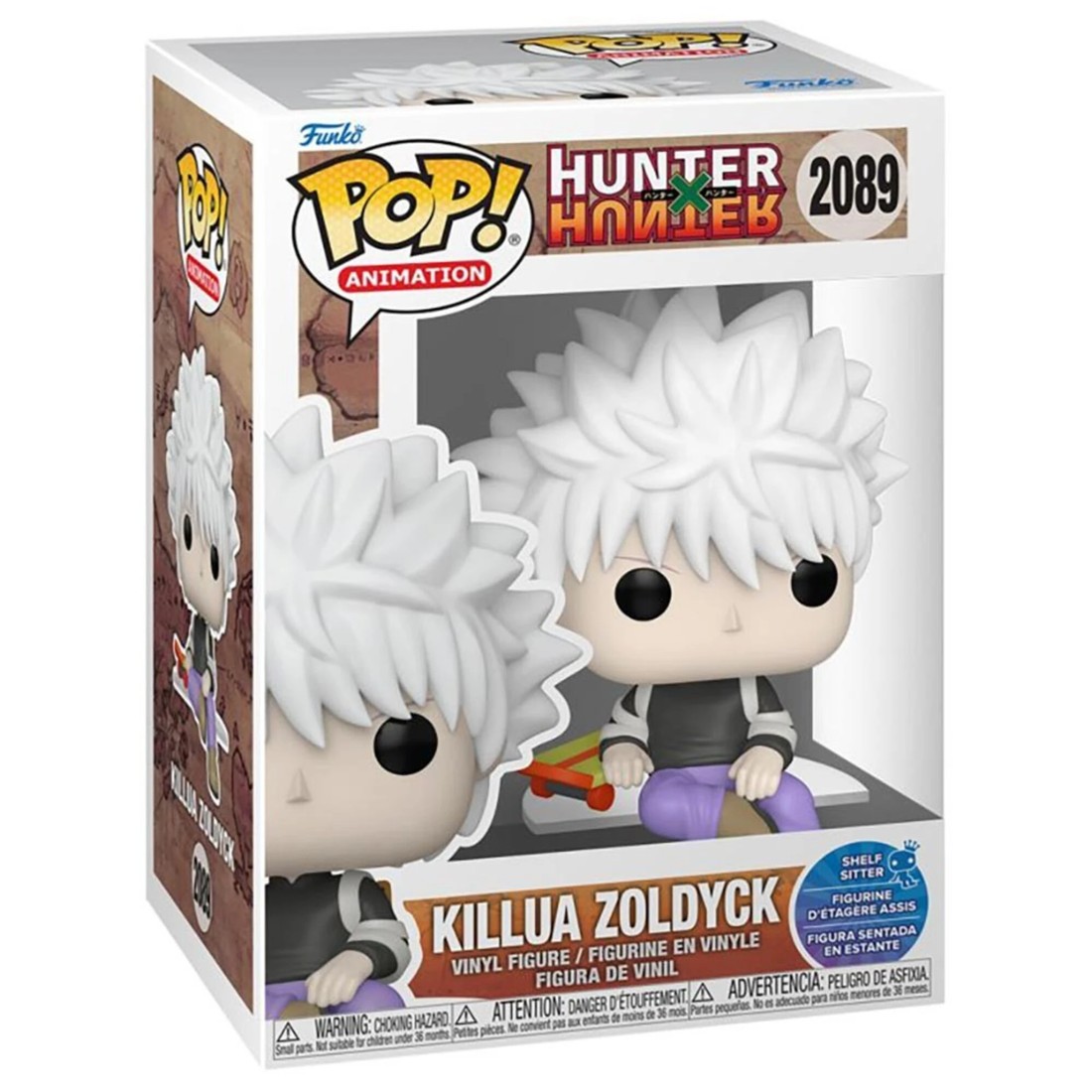2 Hunter x Hunter - Killua Zoldyck Sitting Pop! Vinyl Figure, 2 of 2