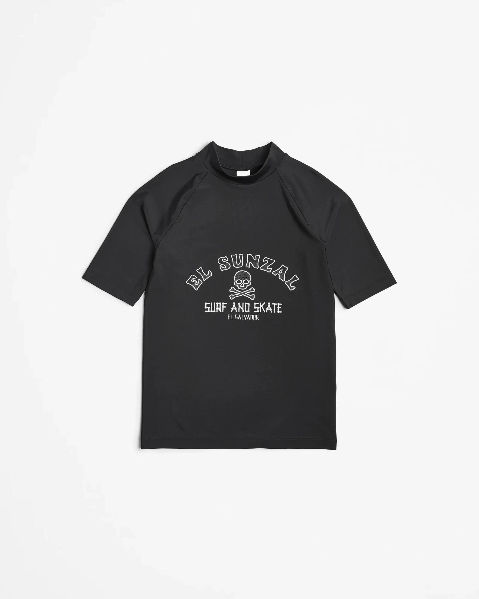 1 Target Short Sleeve Swim Rash Vest BLACK, 1 of 3