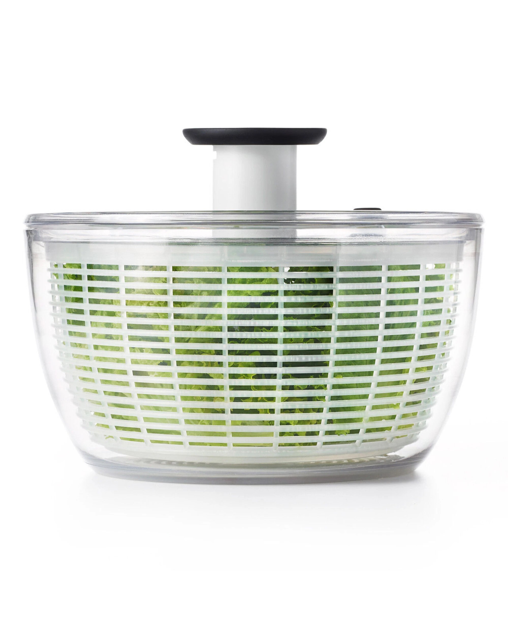 8 OXO Good Grips Salad Spinner 4.0 – One-Hand Pump Brake Bowl Lettuce Dryer BPA-Free Dishwasher Safe, 8 of 10