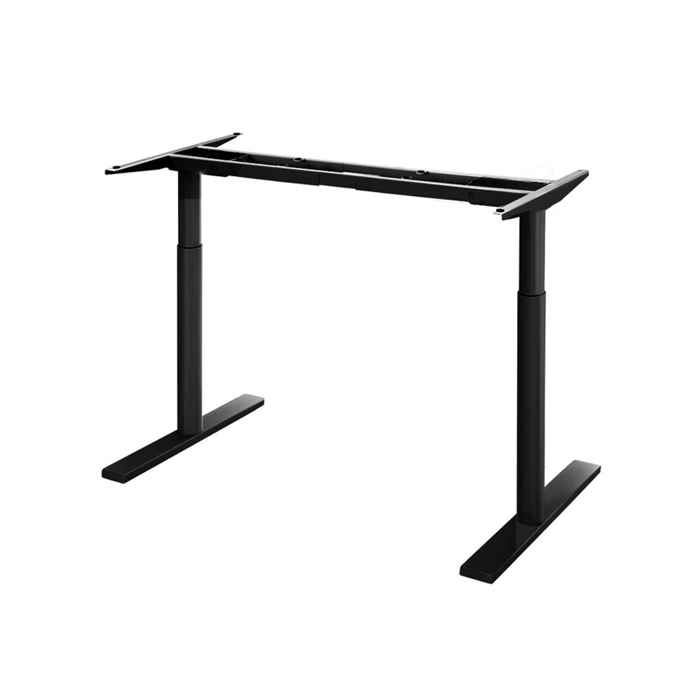 1 Artiss Standing Desk Frame Only Motorised Dual Motor - Black, 1 of 5