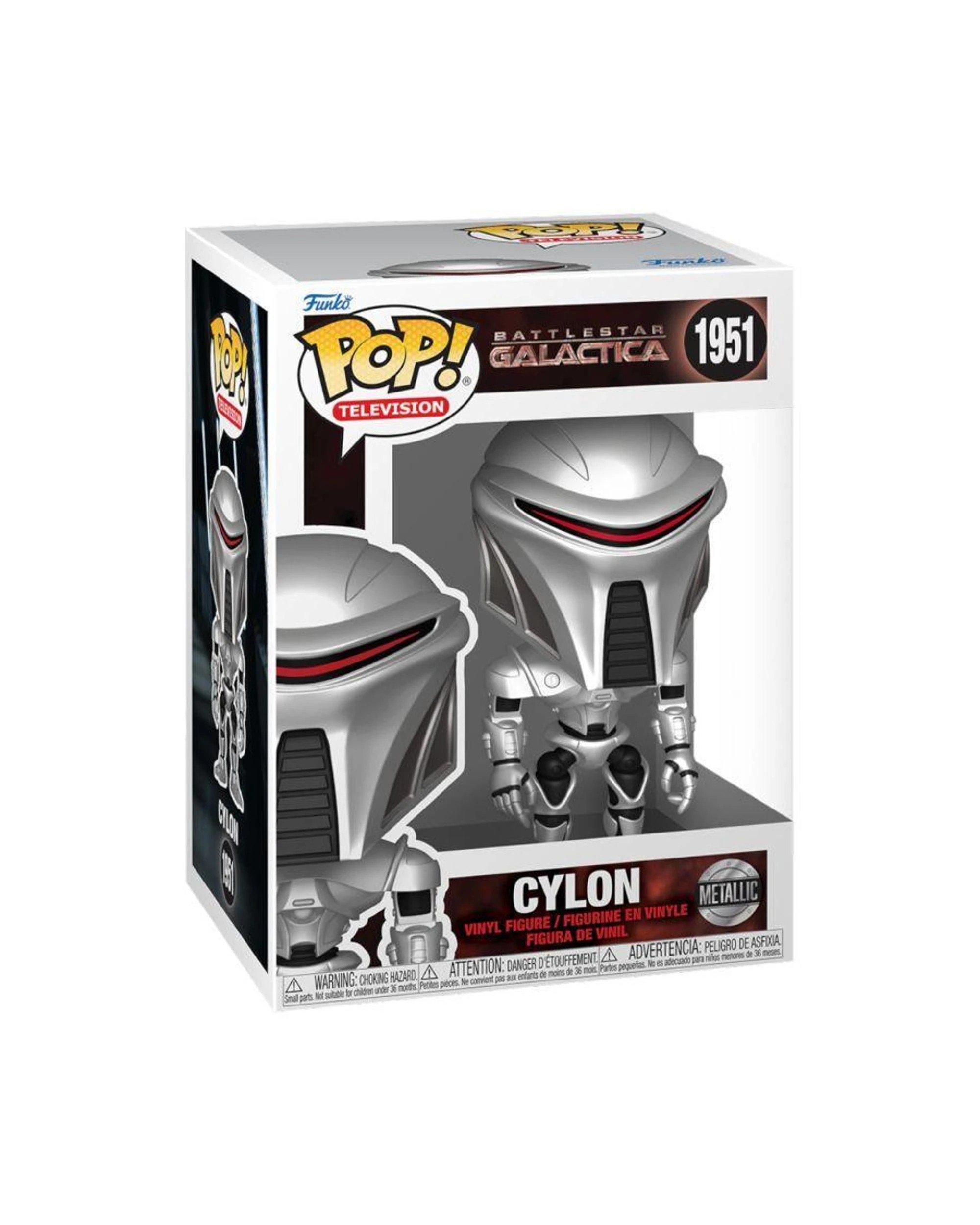 3 Battlestar Galactica Cylon Metallic Funko POP! Vinyl, 3 of 3