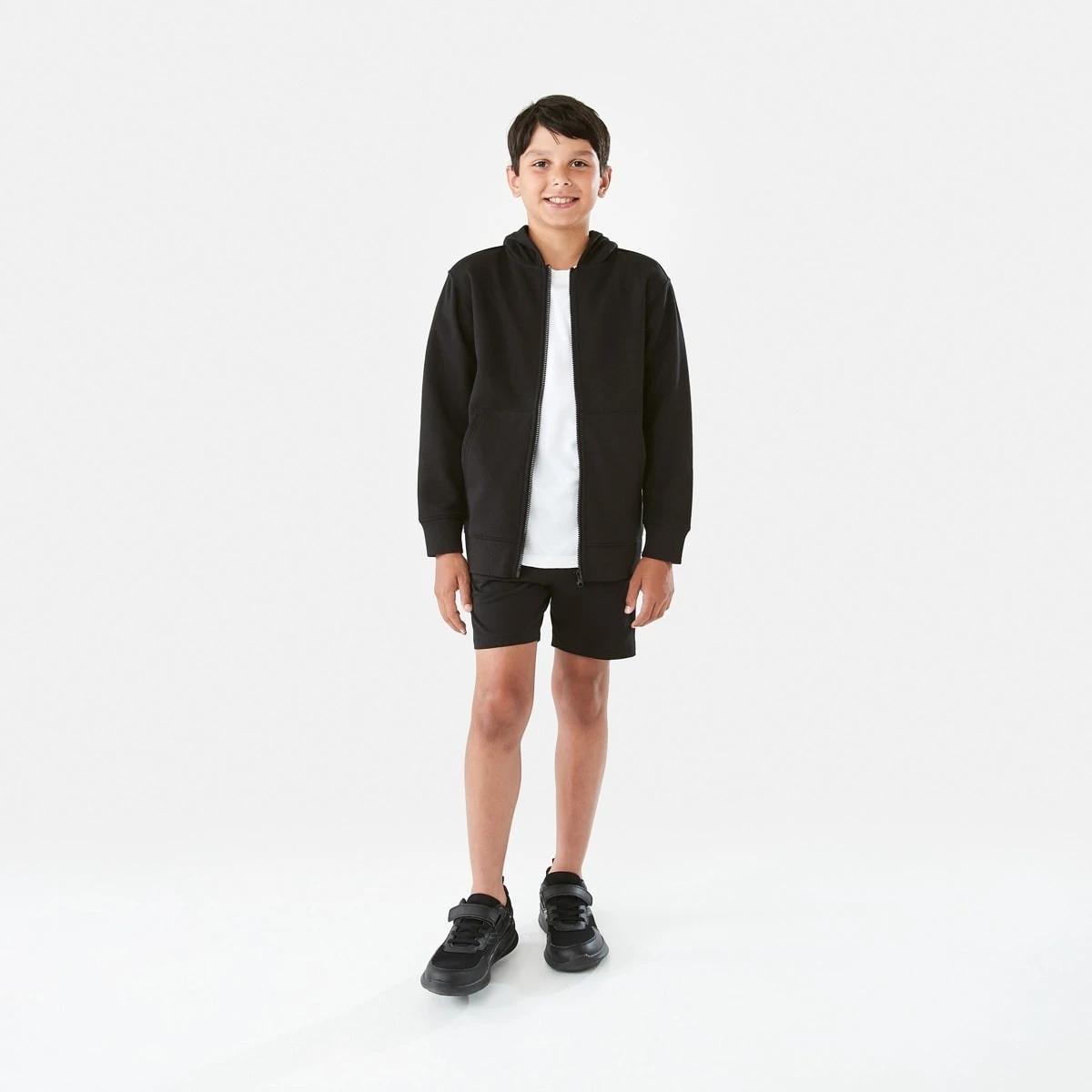 7 Zip Through Hoodie Black, 7 of 10