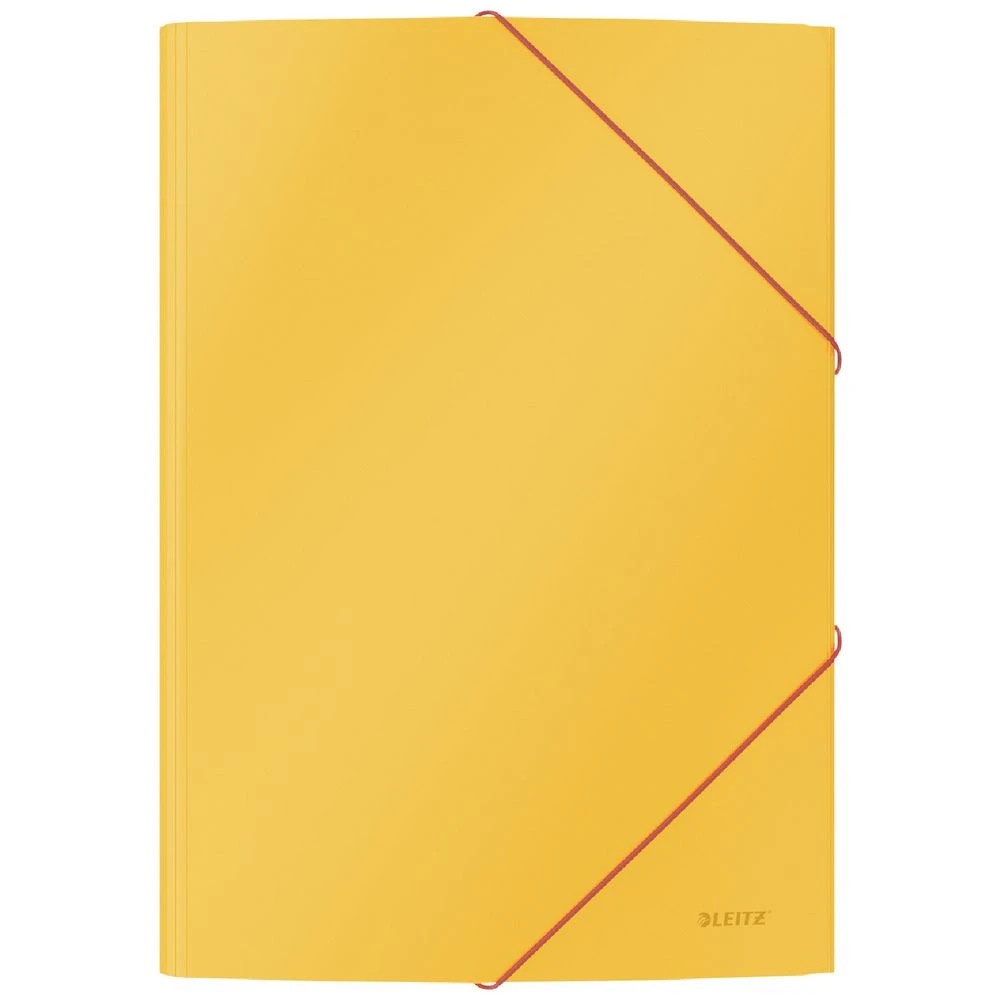 1 Leitz Cosy A4 3-Flap Folder Yellow, 1 of 3