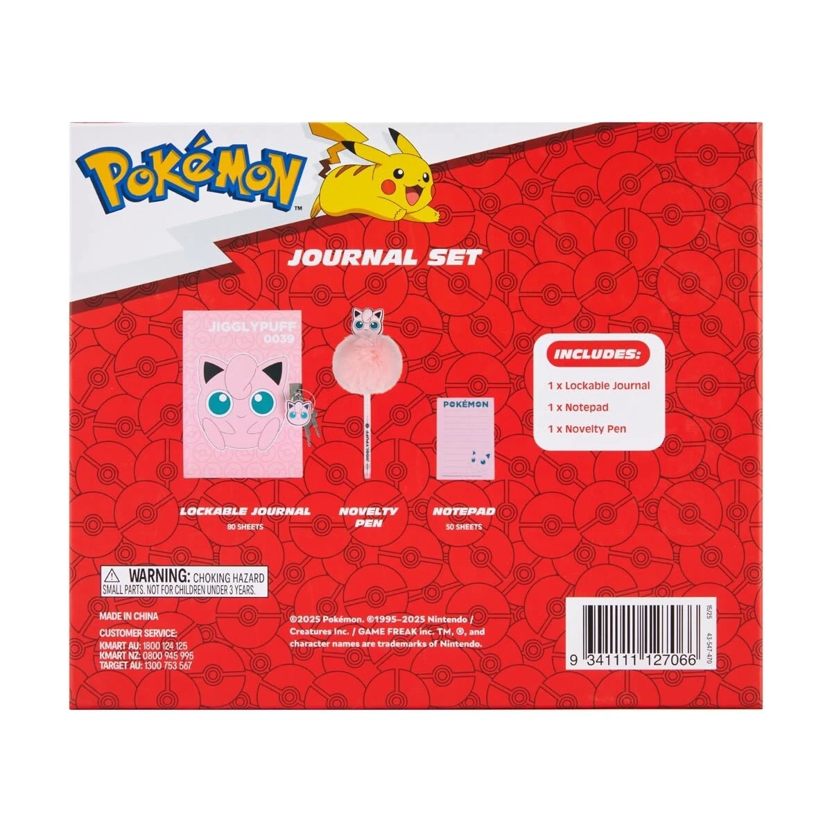 7 Pokemon Journal Set - Jigglypuff, 7 of 7