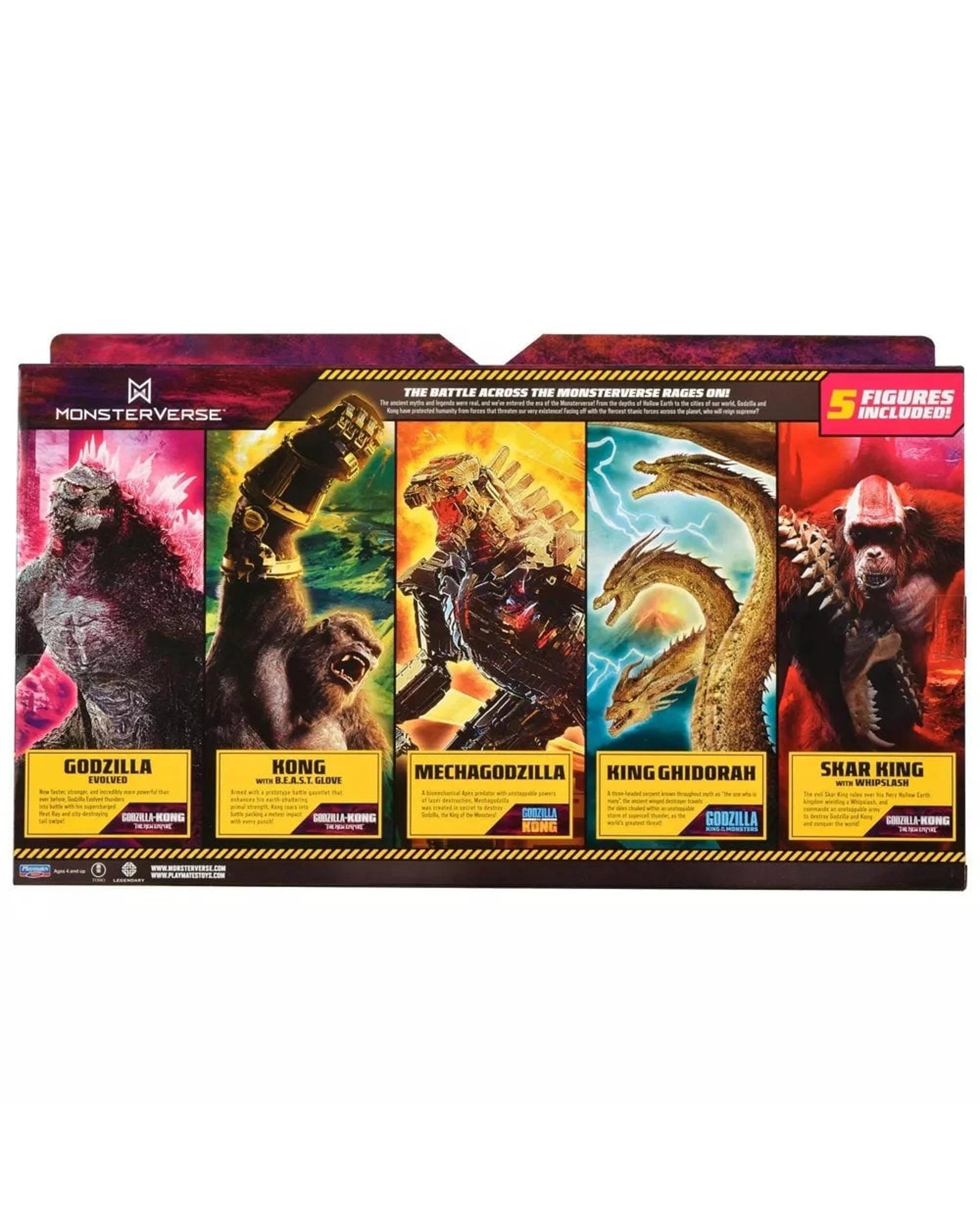 9 MonsterVerse Godzilla x Kong The New Empire Titans vs Titans Battle Pack Action Figure 5 Pack, 9 of 10