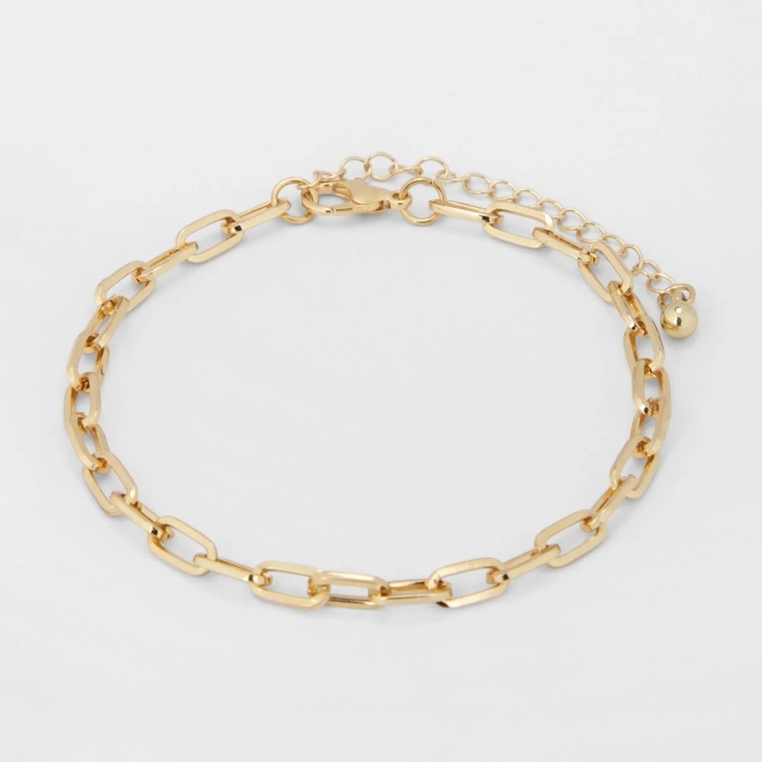 5 5 Pack Chain and Diamante Bracelet - Gold Tone, 5 of 8