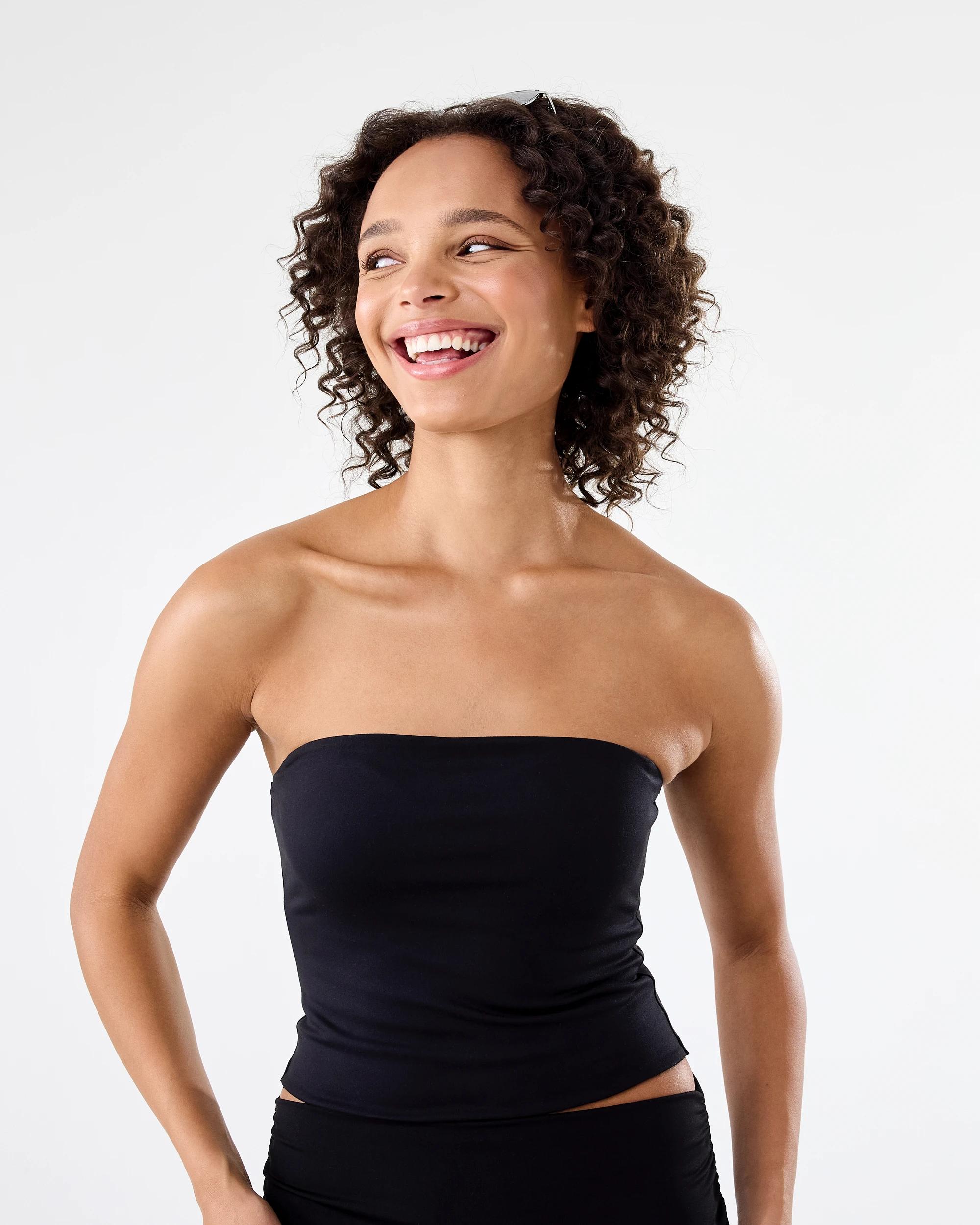 1 Contour Tube Top Black, 1 of 7