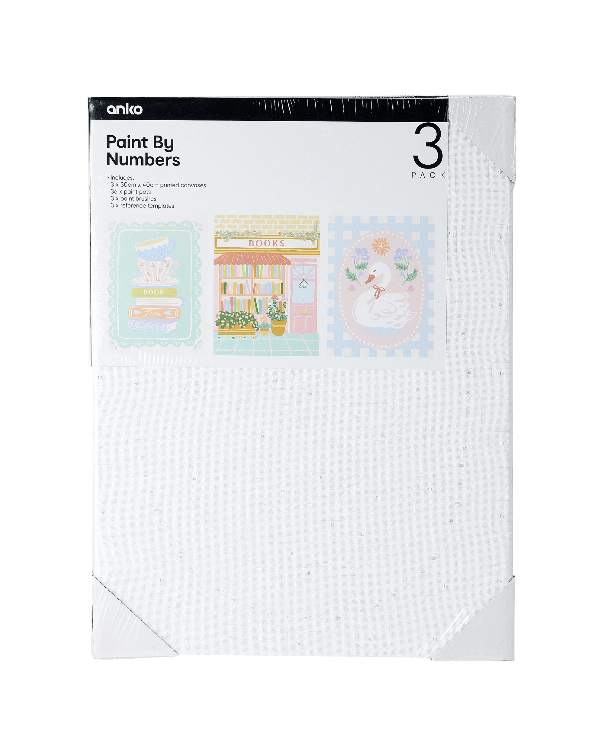 1 3 Pack Paint by Numbers - Bloomcore, 1 of 3