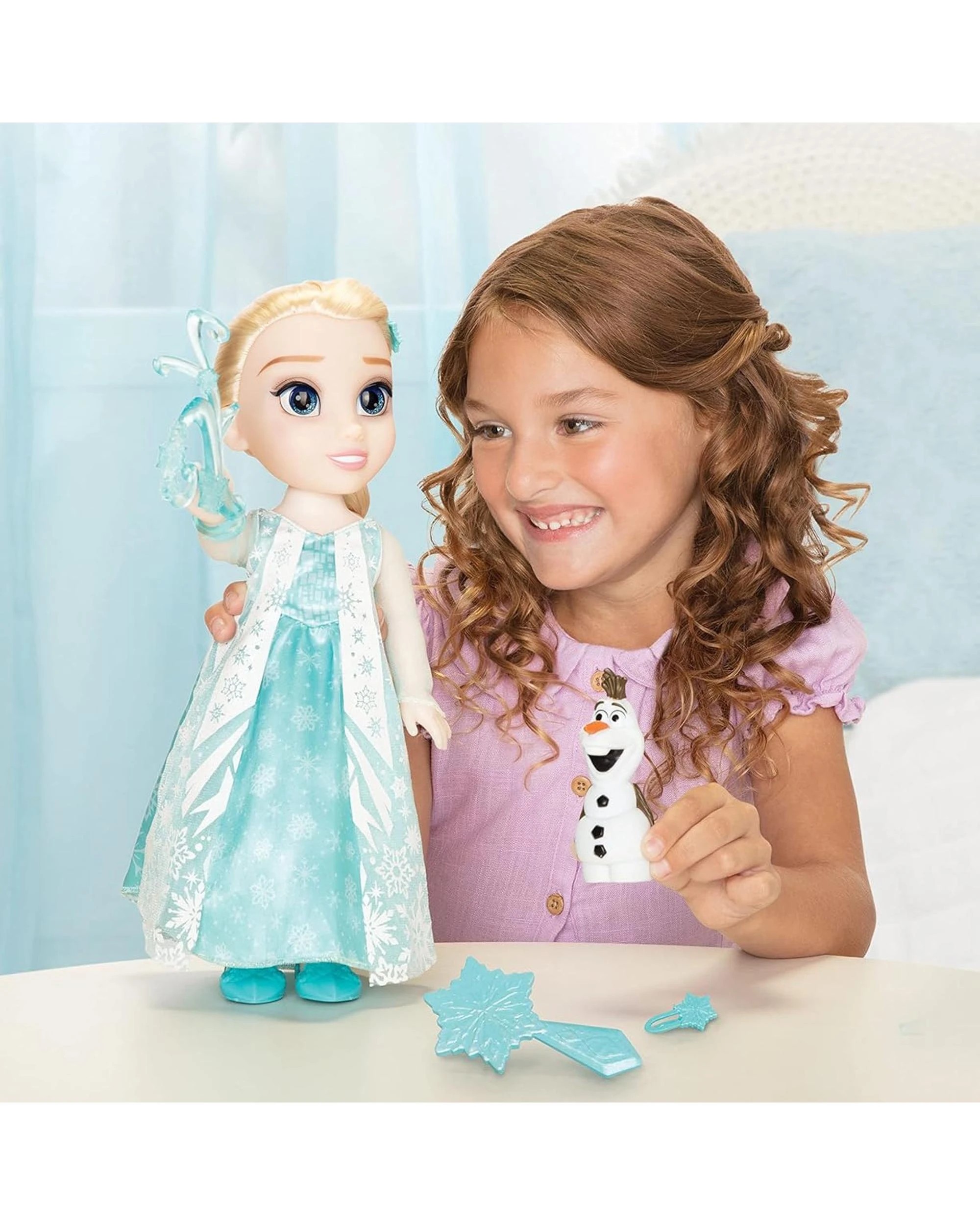 5 Disney Frozen My Singing Friend Elsa and Olaf Musical Doll, 5 of 8