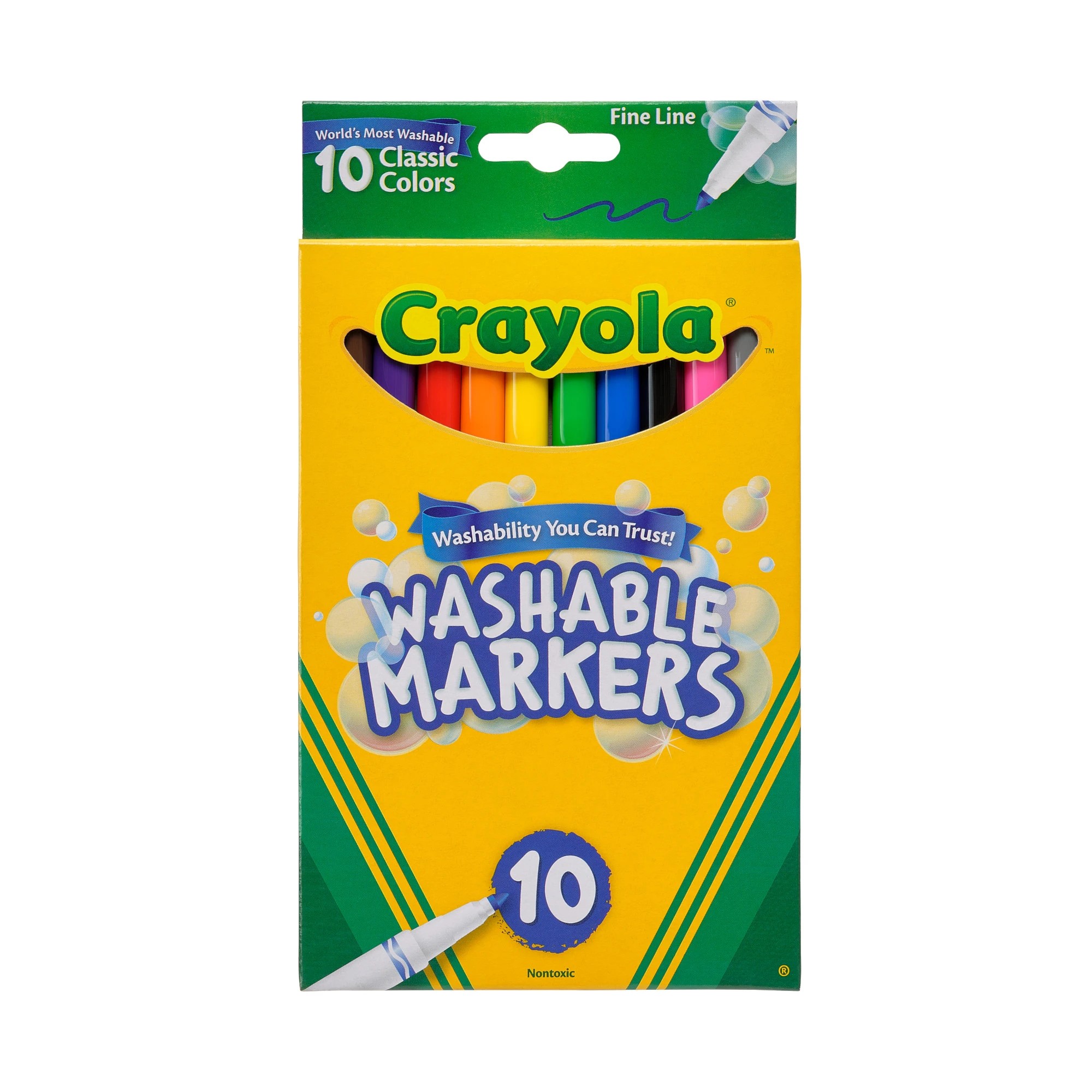 1 Crayola Ultra-Clean Washable Markers, 1 of 3