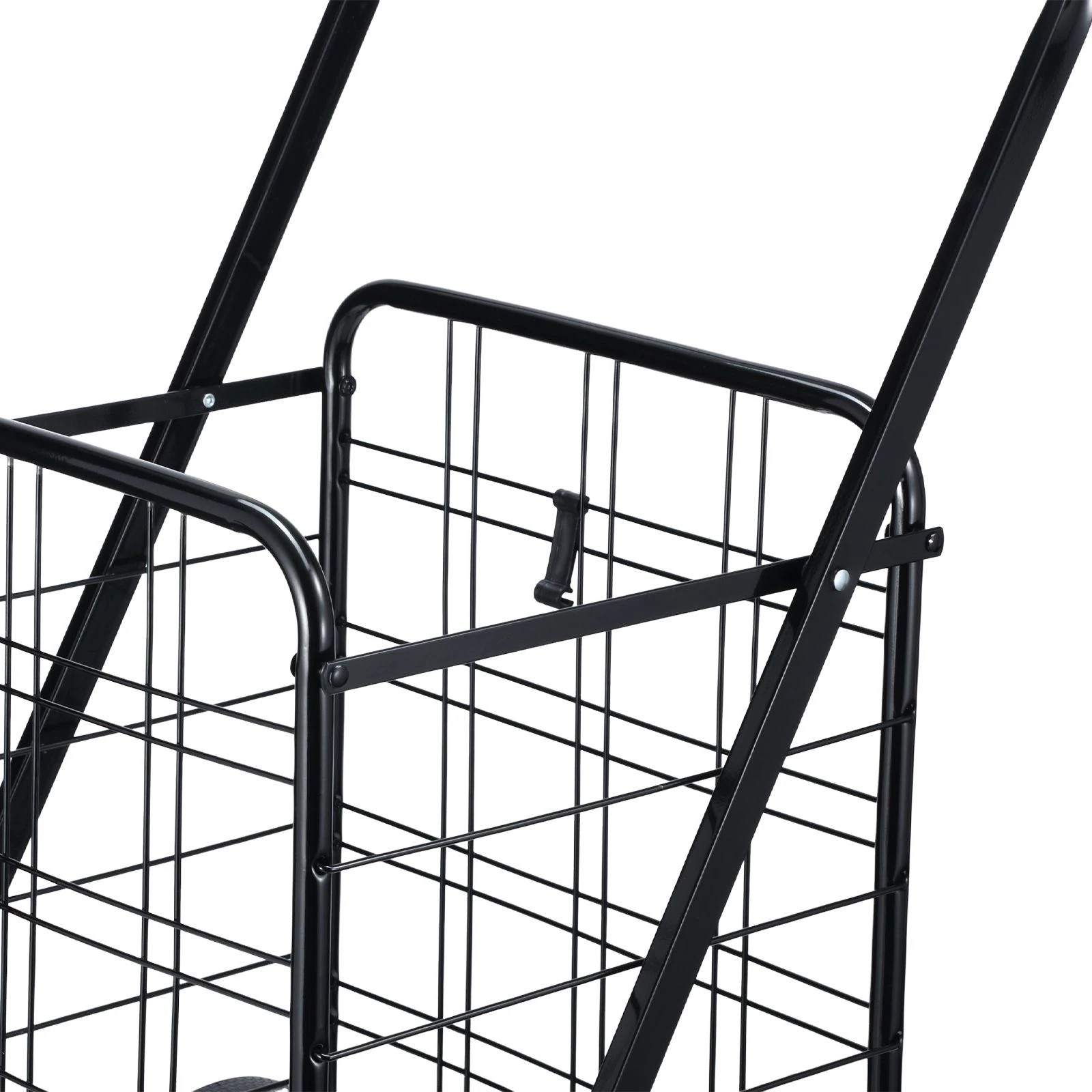 5 Ausway 40kg Folding Shopping Trolley Grocery Cart Basket Rolling Foldable Market Laundry Camping Dolly, 5 of 6