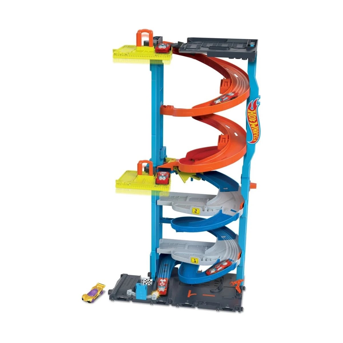 4 Hot Wheels City Transforming Race Tower, 4 of 5