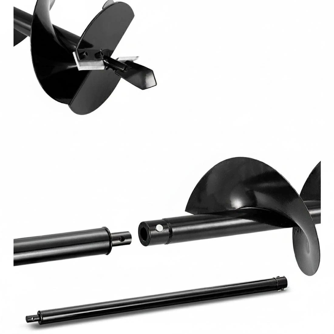 5 Giantz Post Hole Digger 200mm Petrol Drill Extension Auger Bits - Multi, 5 of 6