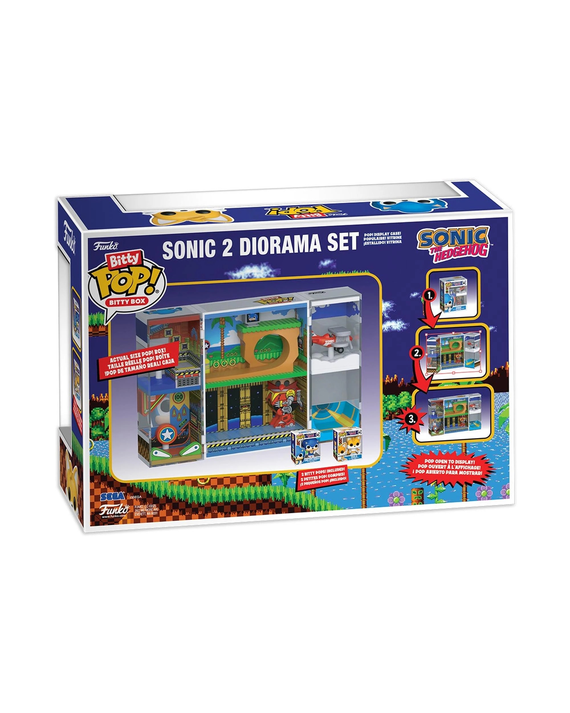7 Sonic the Hedgehog Sonic 2 Diorama Set Bitty POP! Bitty Box Funko POP! Vinyl, 7 of 7
