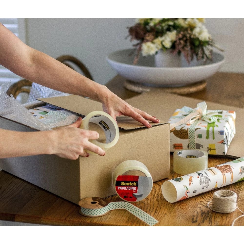 3 Scotch General Purpose Packaging Tape 48mm x 75m 2 Pack, 3 of 4