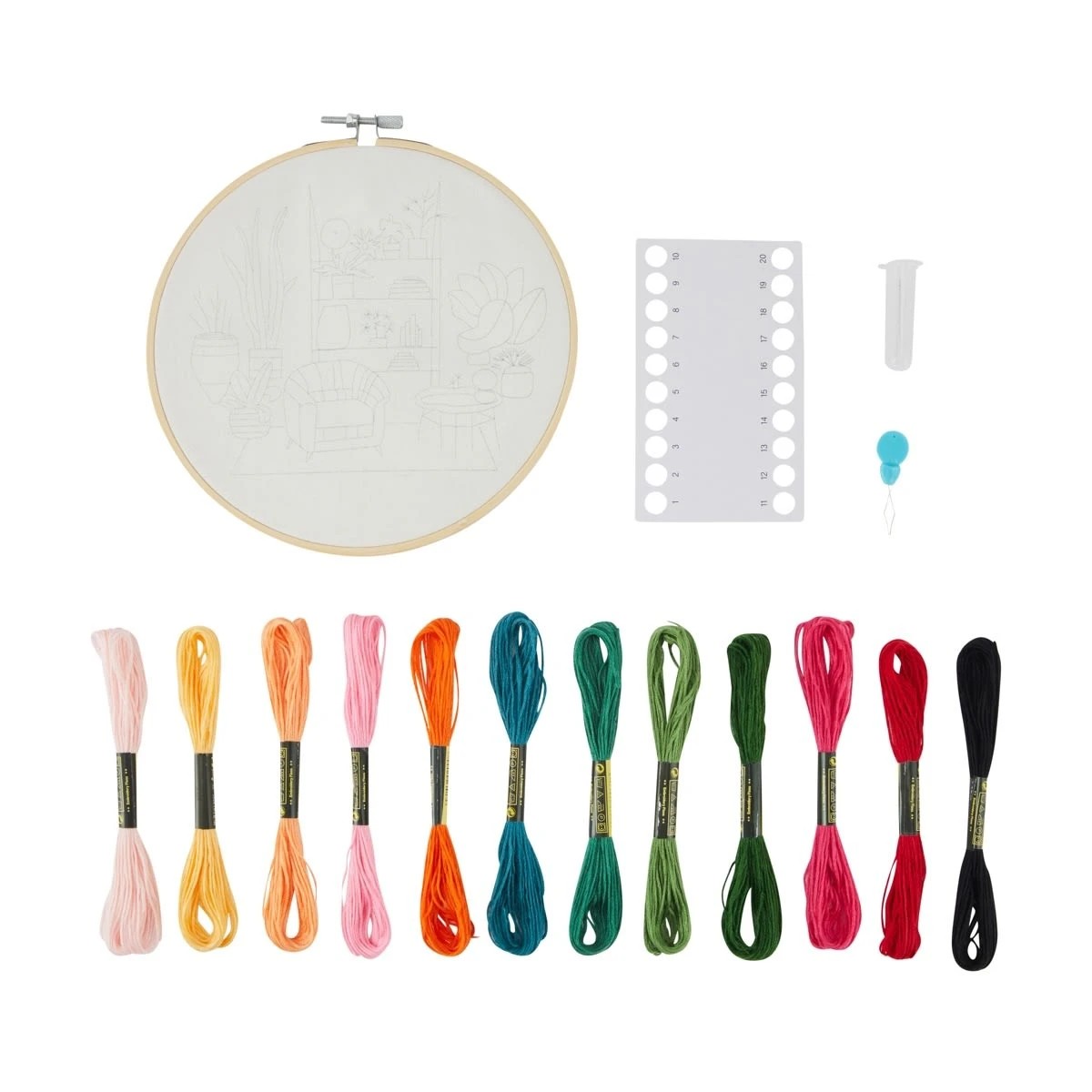 3 Plants Embroidery Kit, 3 of 4