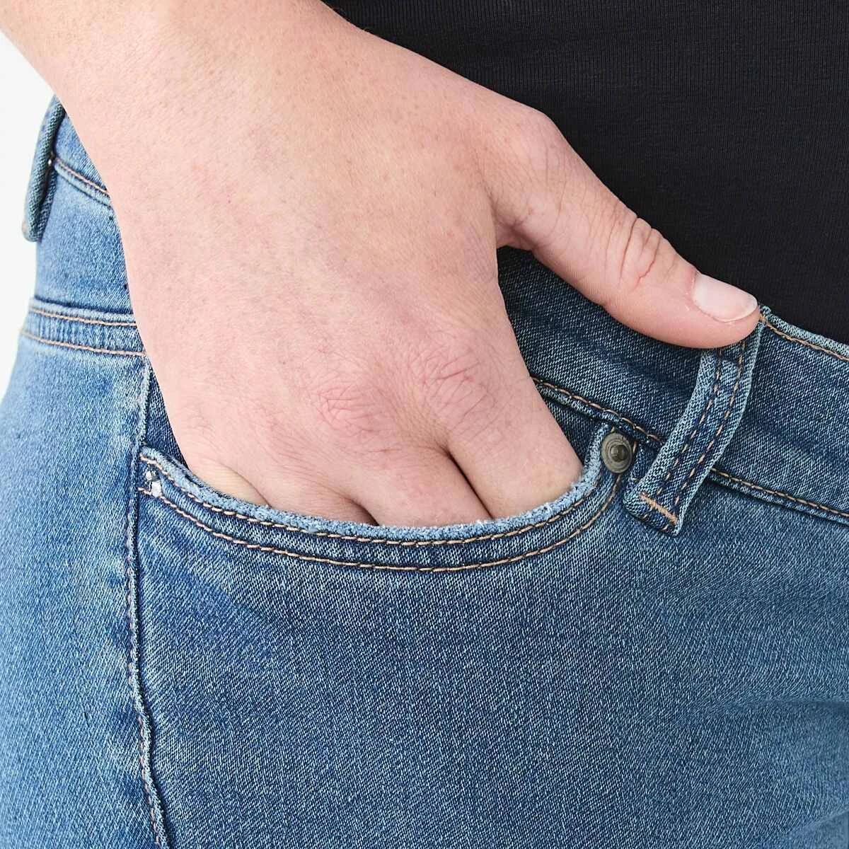 4 Maternity Stretch Skinny Jeans Mid Wash, 4 of 6